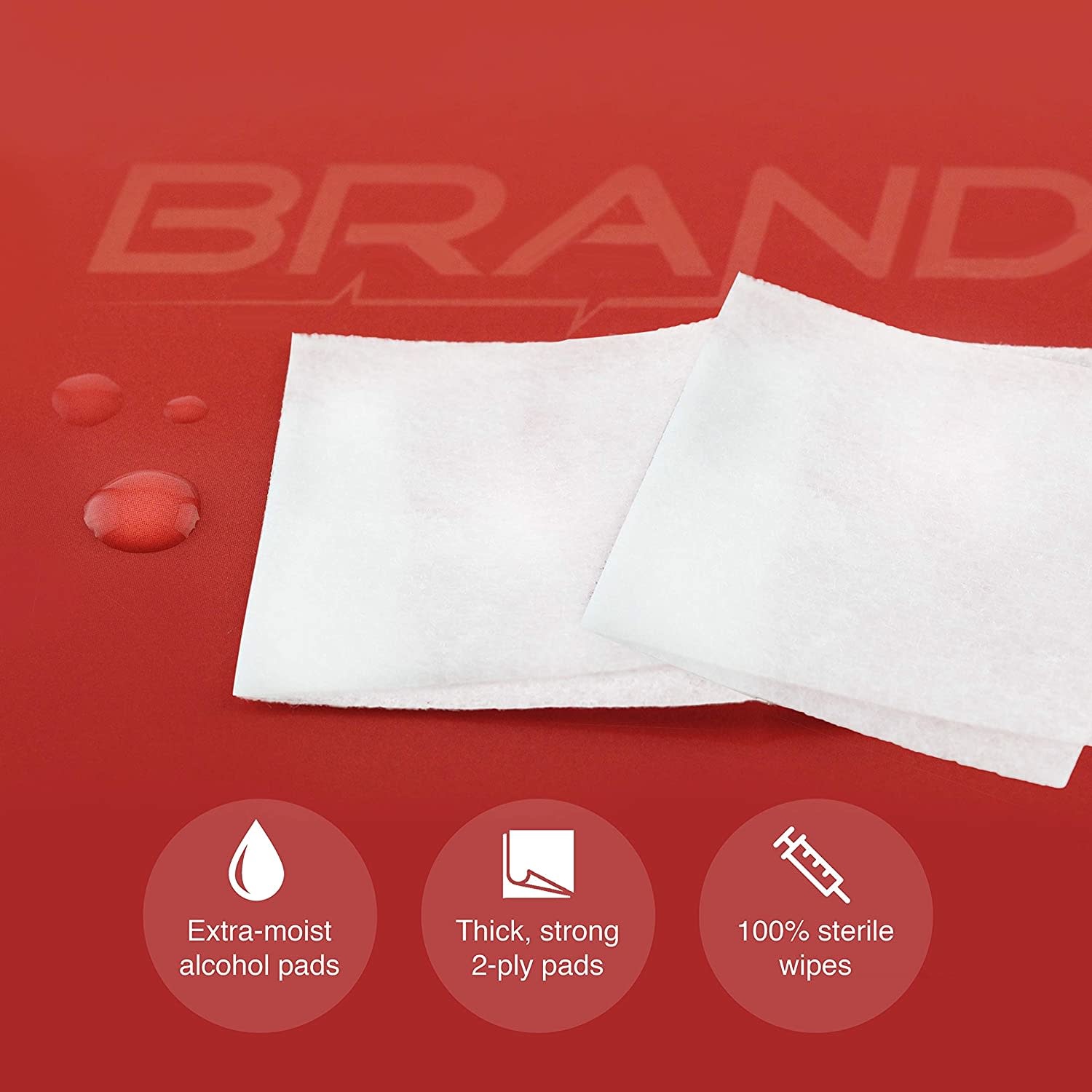 BRANDZIG Alcohol Prep Pads 2 PACK