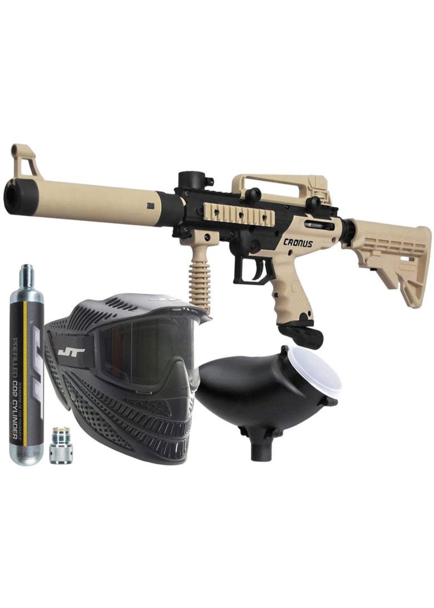 PACK LANCEUR PAINTBALL TIPPMANN TPX V2 Noir +10 CO2 + MASQUE