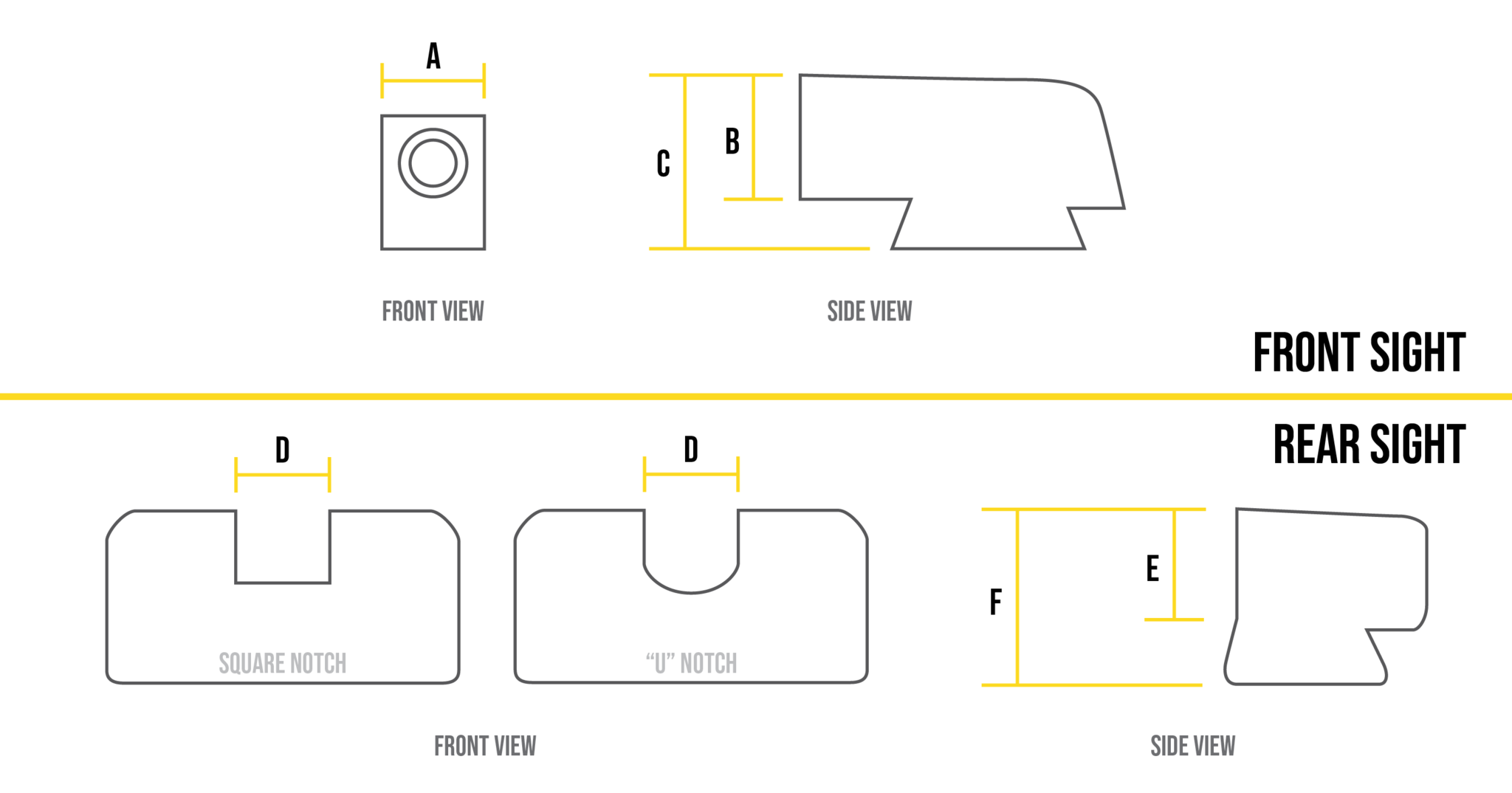 Ameriglo AMERIGLO S&W M&P CAP SIGHTS