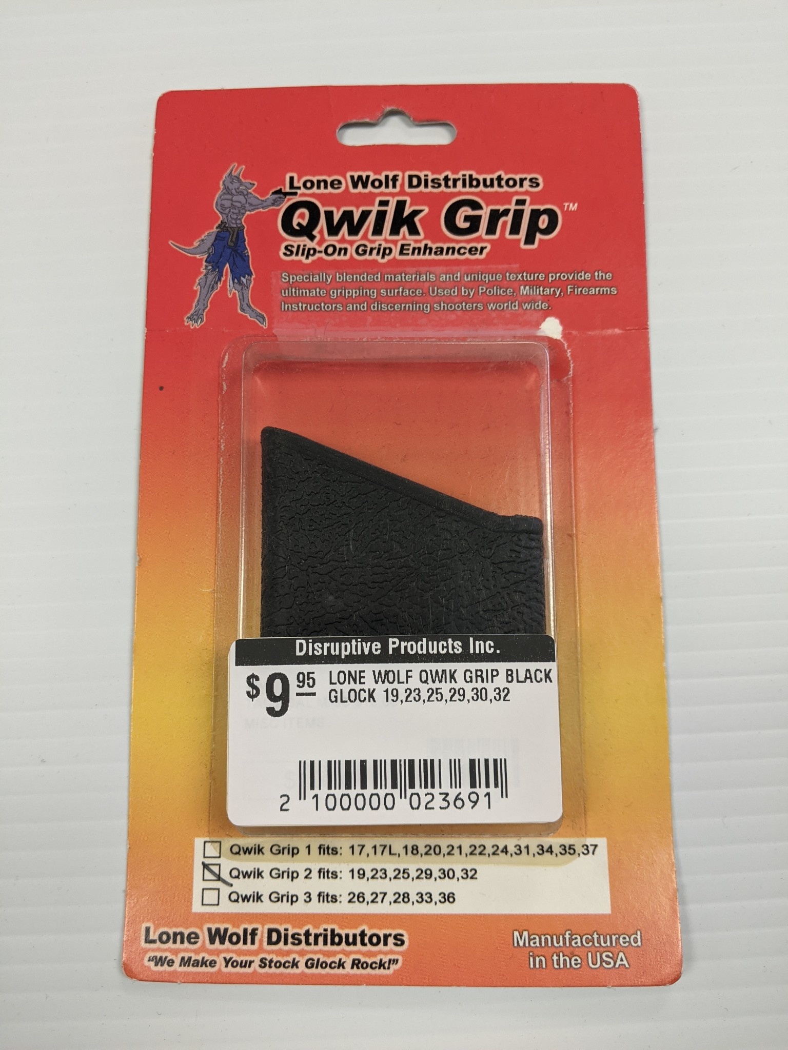 LONE WOLF LONE WOLF QWIK GRIP BLACK