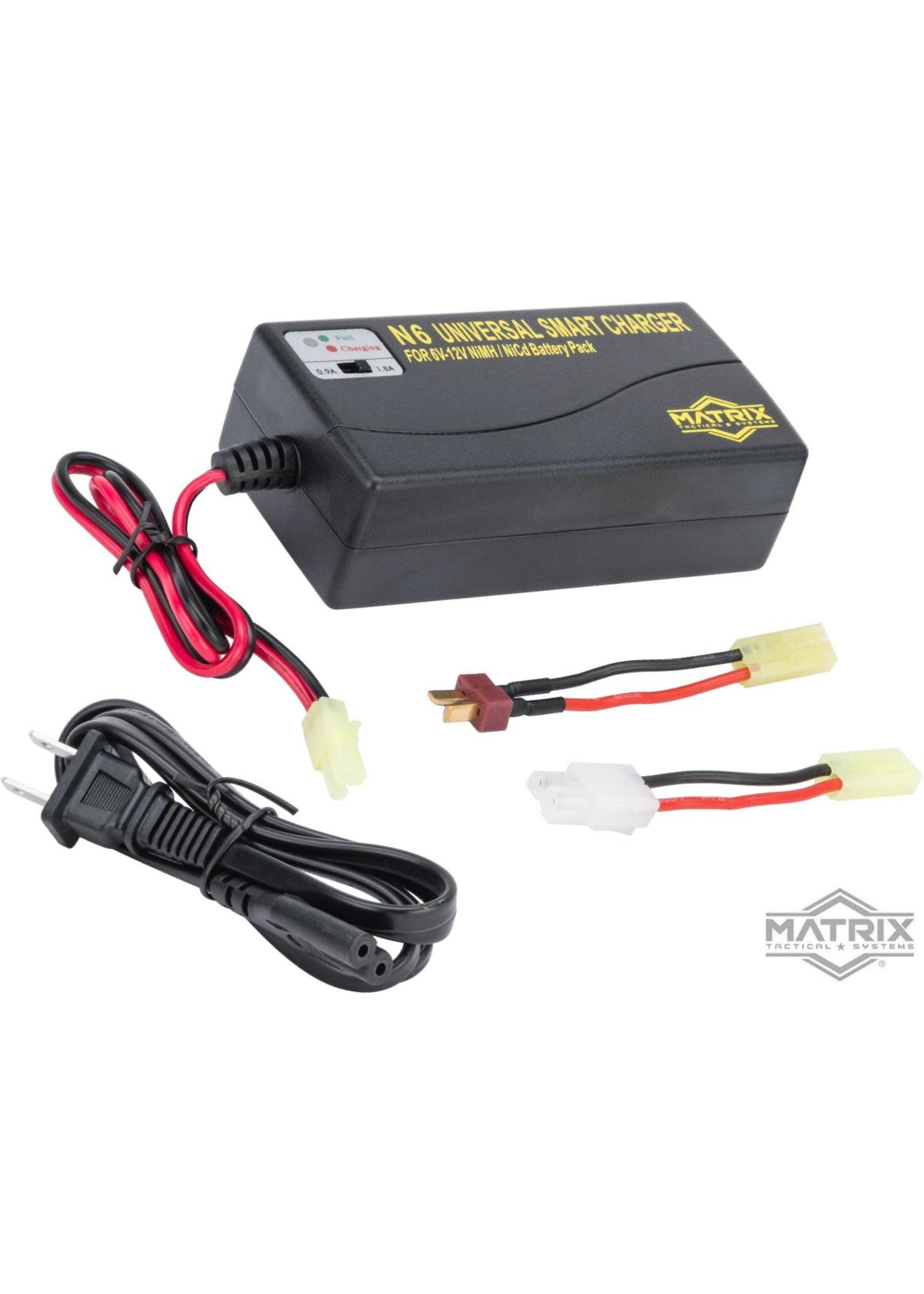 MATRIX Matrix Universal Smart Charger for 6V-12V NiMh & NiCd Battery Packs w/ Deans Adapter