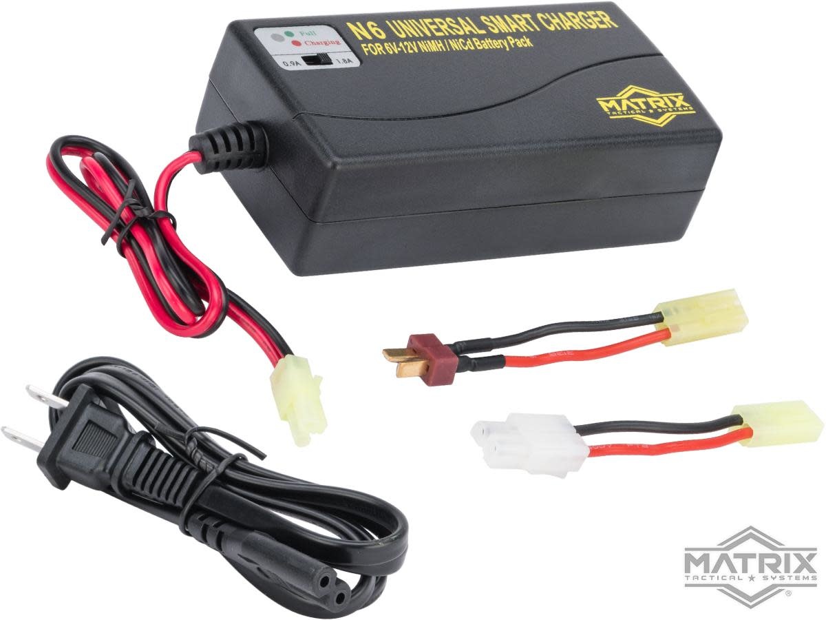 MATRIX Matrix Universal Smart Charger for 6V-12V NiMh & NiCd Battery Packs w/ Deans Adapter