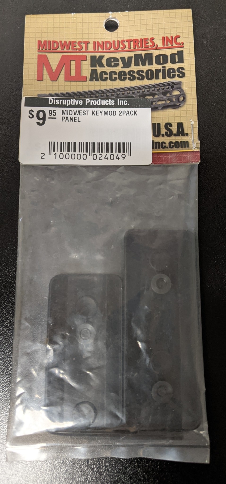 MIDWEST INDUSTRIES MIDWEST KEYMOD 2PACK PANEL