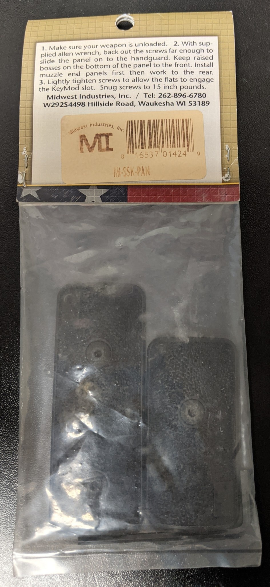 MIDWEST INDUSTRIES MIDWEST KEYMOD 2PACK PANEL