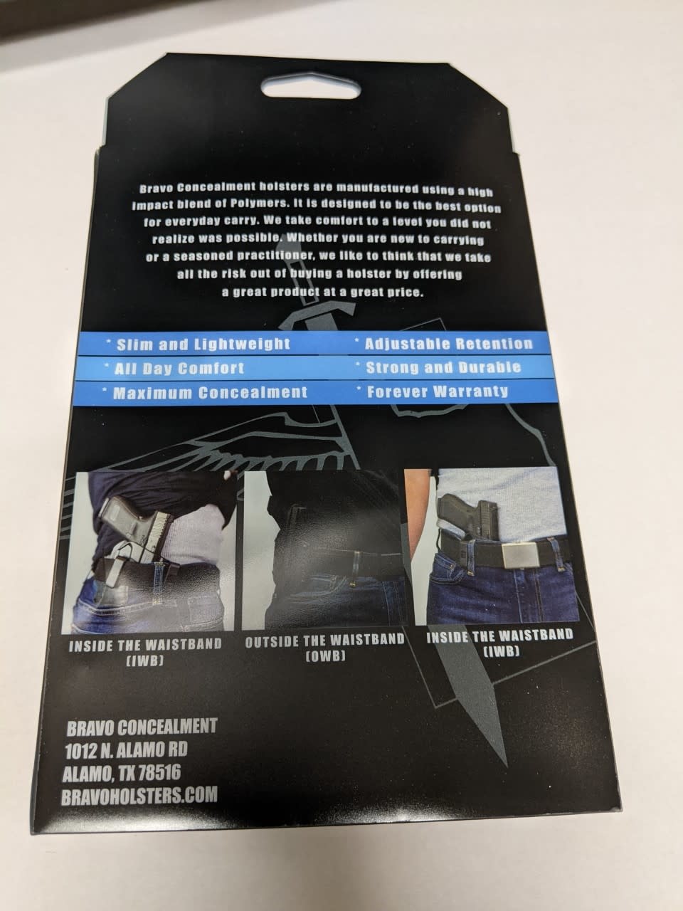 BRAVO CONCEALMENT BRAVO CONCEALMENT IWB HOLSTER