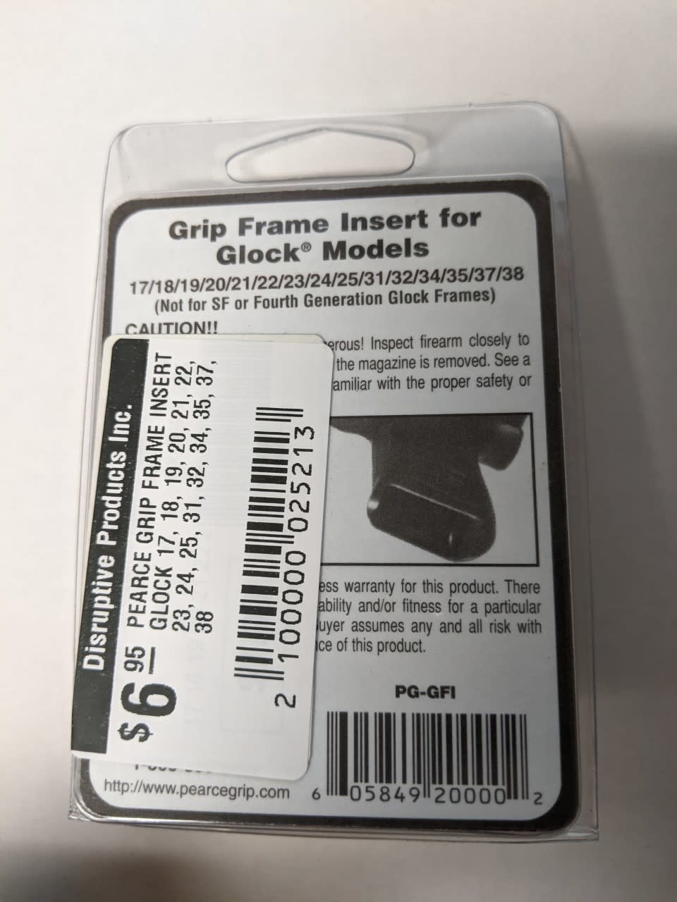 pearce grip PEARCE GRIP FRAME INSERT