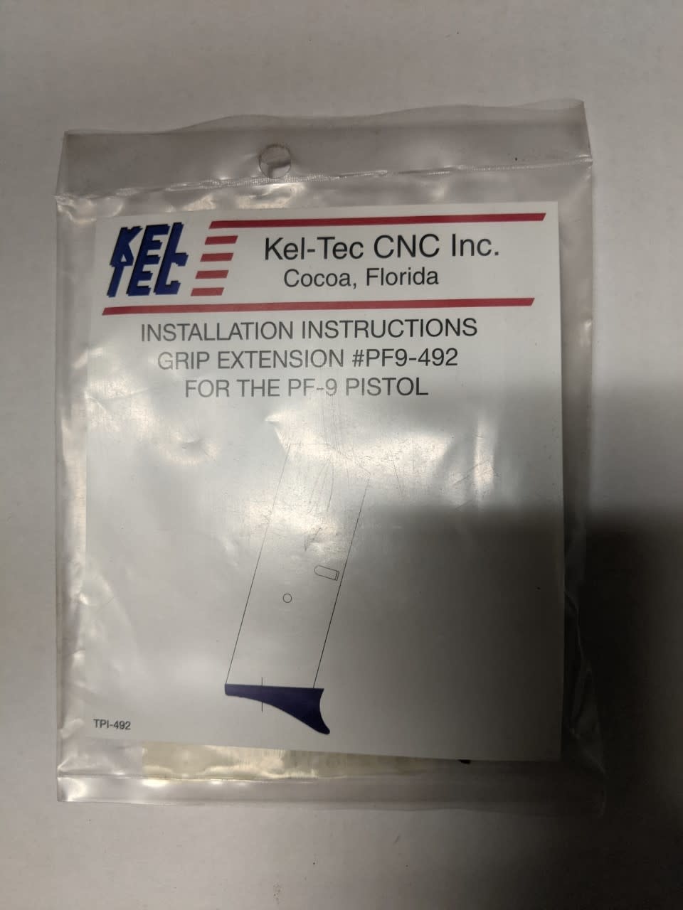 KEL-TEC CNC KEL-TEC GRIP EXTENSION FOR PF-9