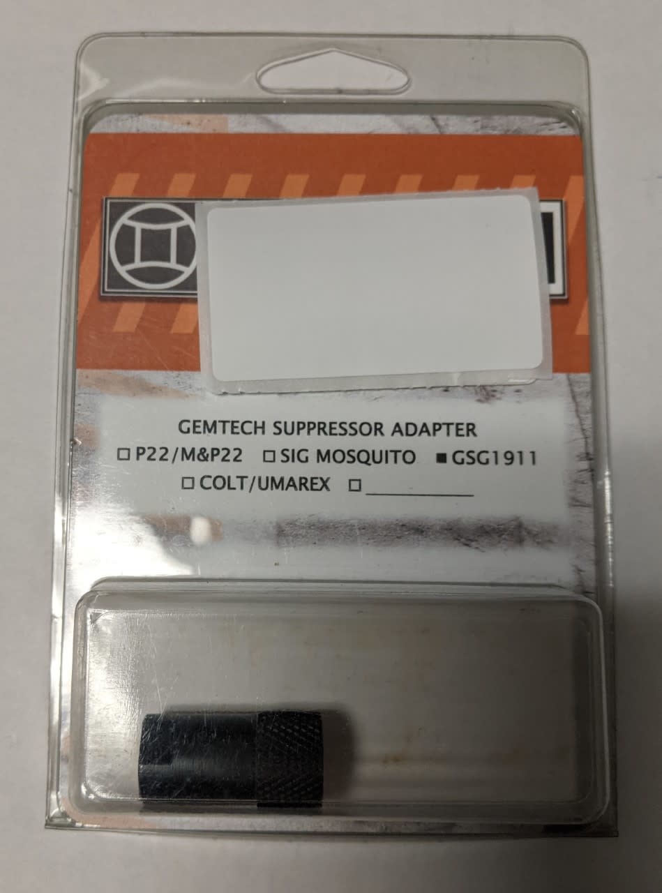 GEMTECH GEMTECH SUPPRESSOR ADAPTER