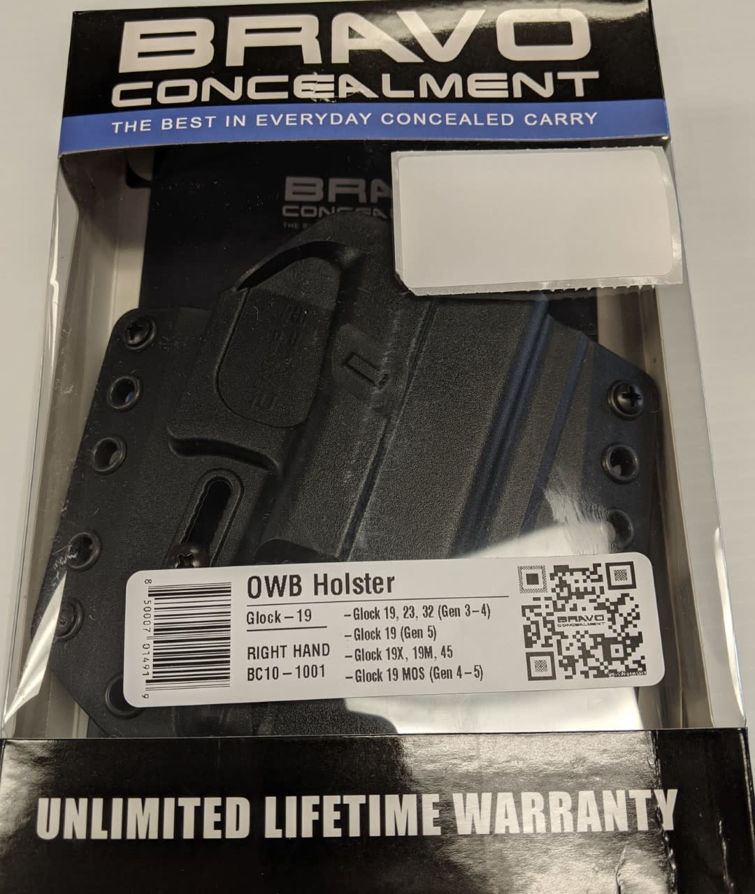 BRAVO CONCEALMENT BRAVO CONCEALMENT BCA HOLSTER OWB RIGHT