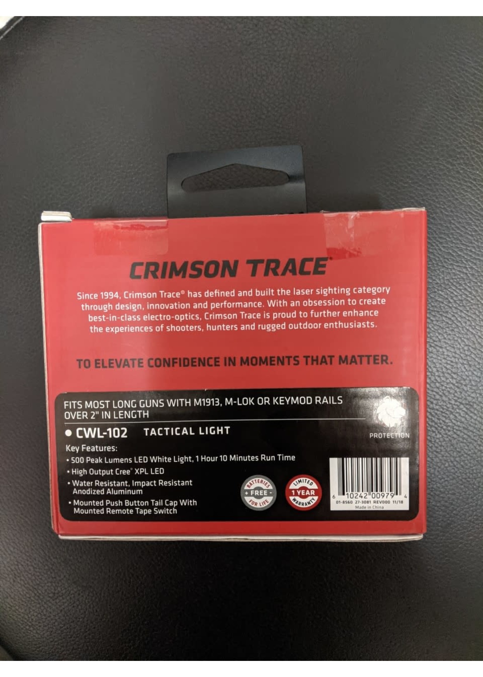 CRIMSON TRACE CTC 500 LUMEN  UNV RAIL LIGHT