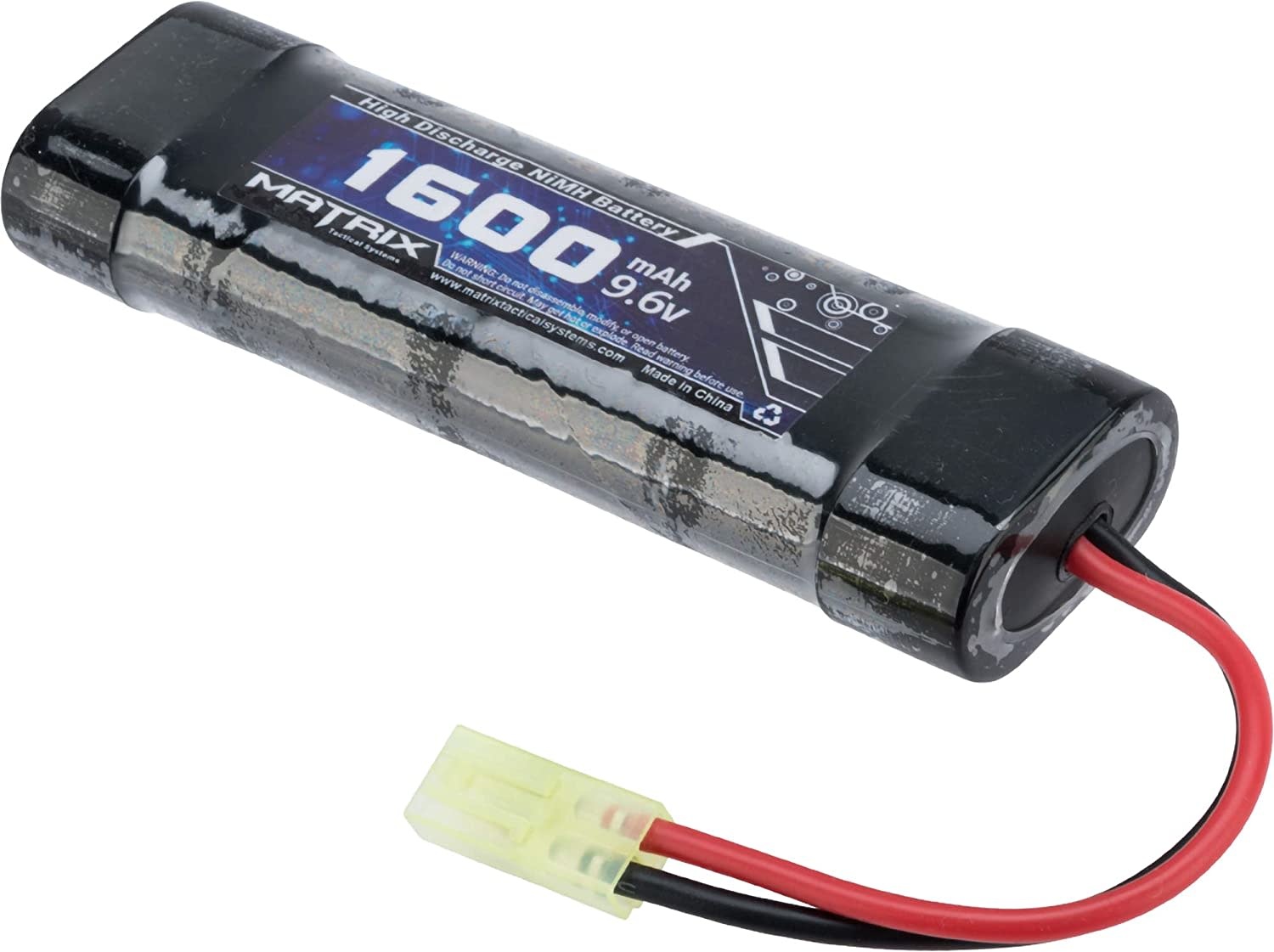 MATRIX MATRIX HIGH OUTPUT NUNCHUCK 9.6V 1600MAH NIMH BATTERY (BRICK)