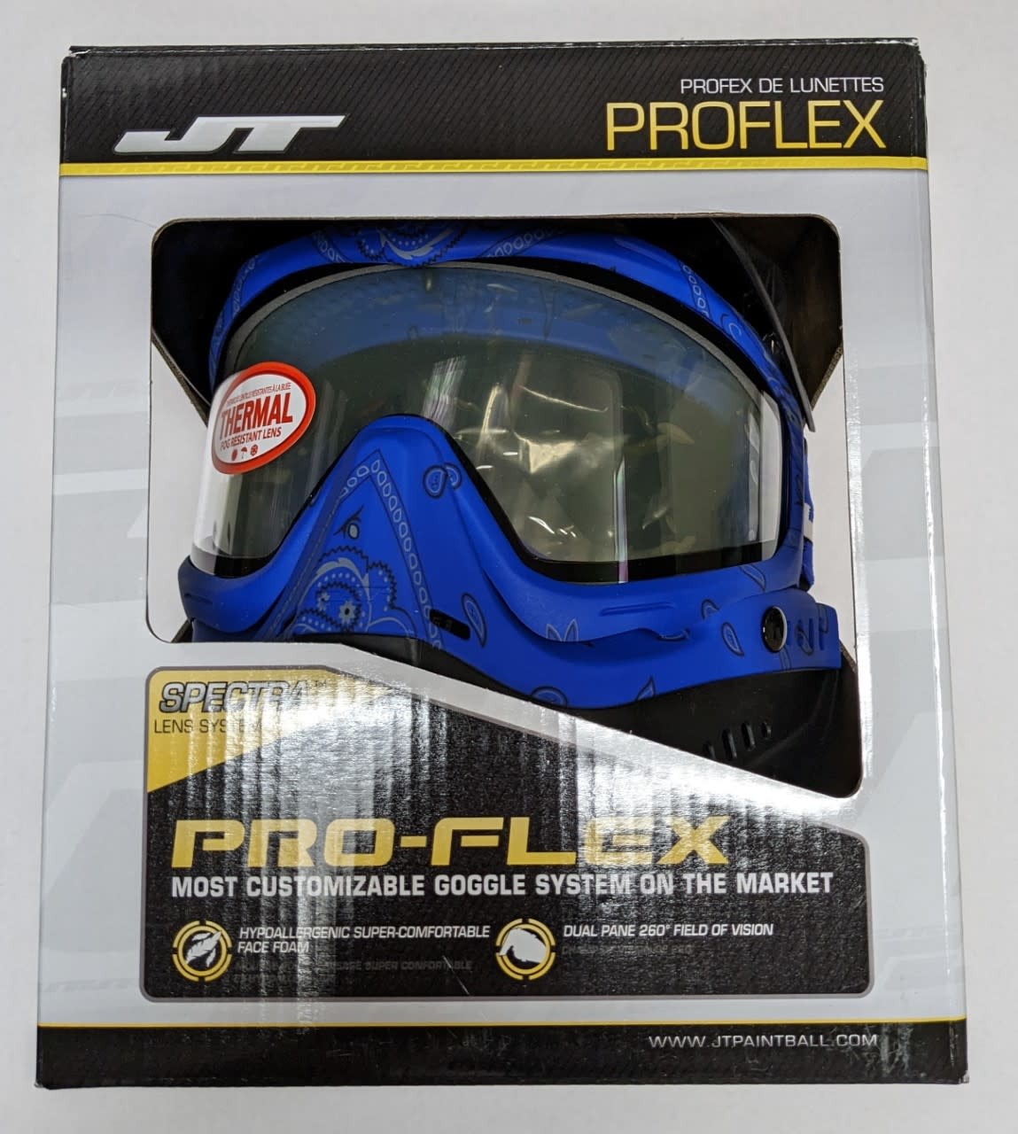 JT JT SPECTRA PROFLEX LE GOGGLE