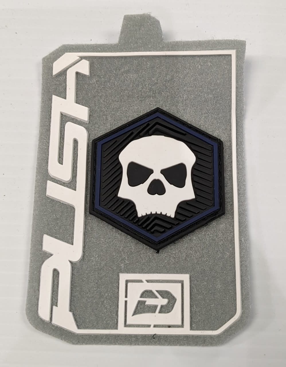 PUSH PAINTBALL PUSH VELCRO LOGOS