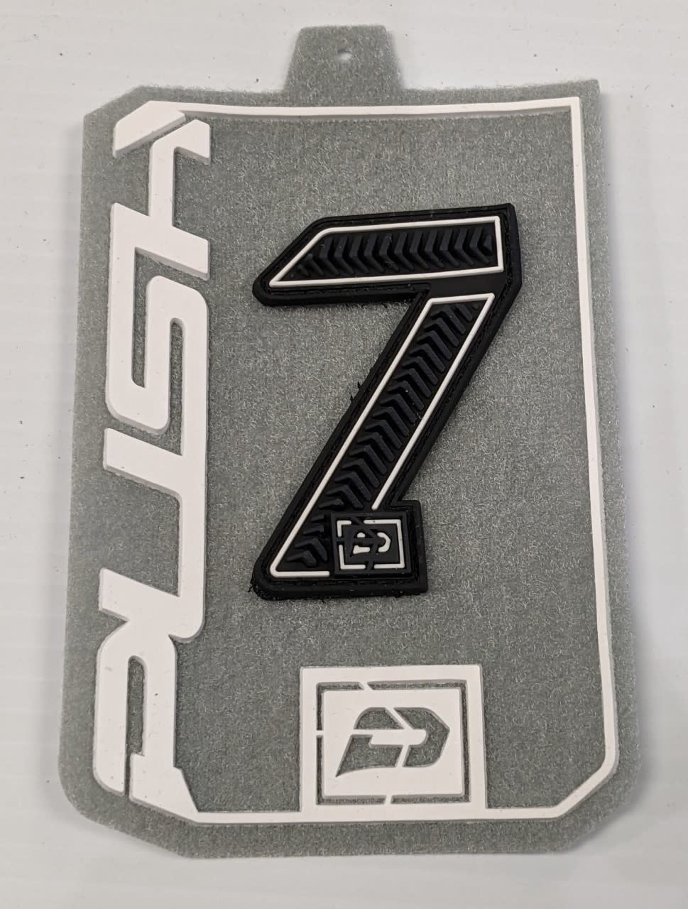 PUSH PAINTBALL PUSH VELCRO NUMBERS (BLACK)