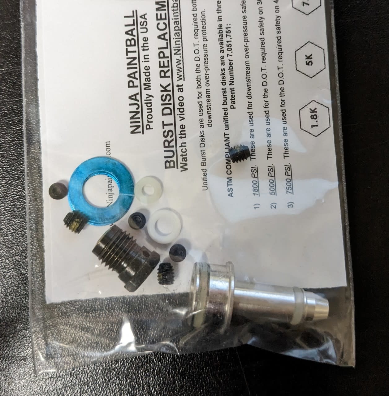 NINJA PAINTBALL NINJA PRO REGULATOR REBUILD KIT