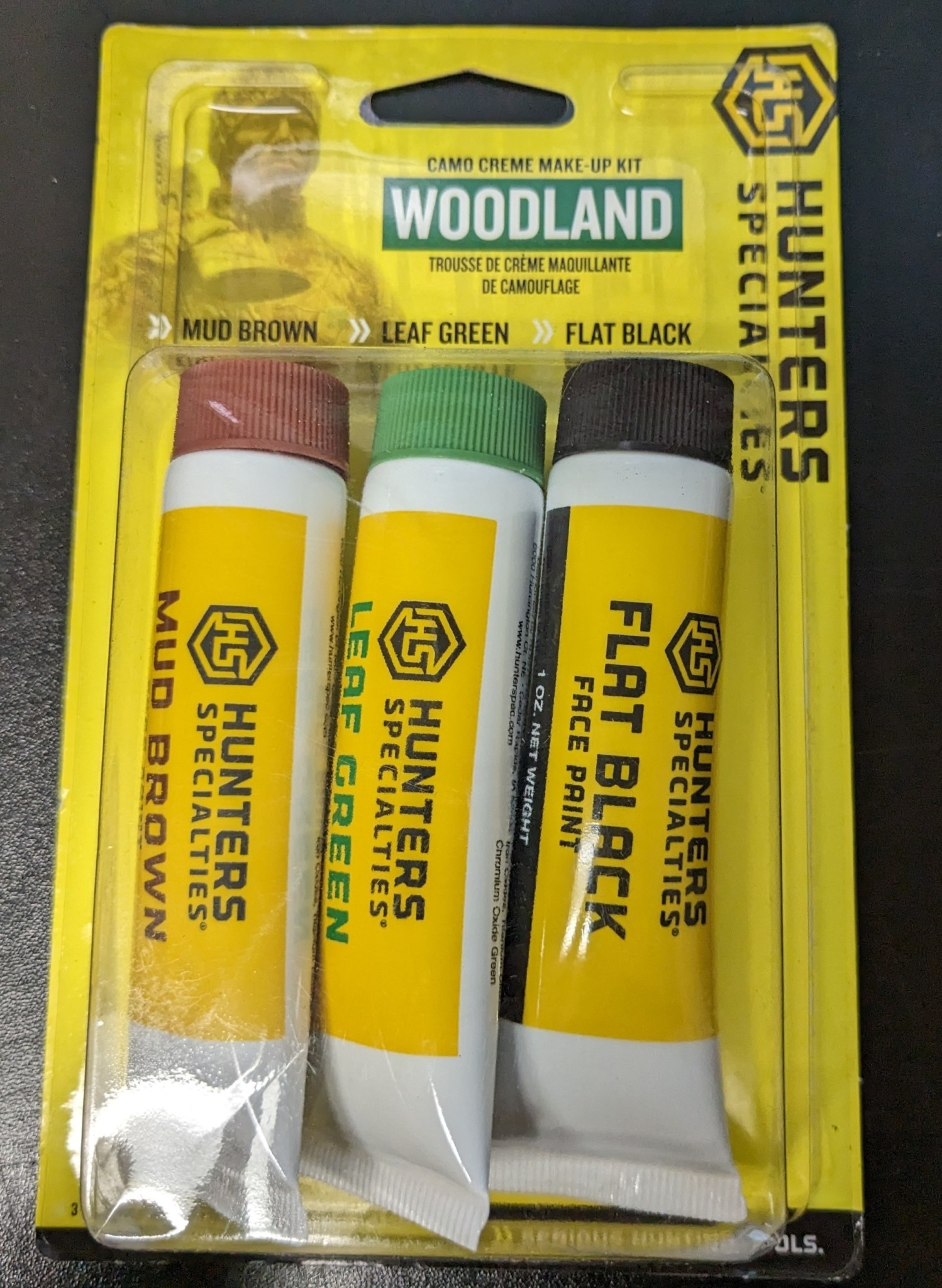 WOODLAND CAMO CREME MAKE UP KIT Disruptive Products Inc model-make-up-kits-kathleen-confectioners