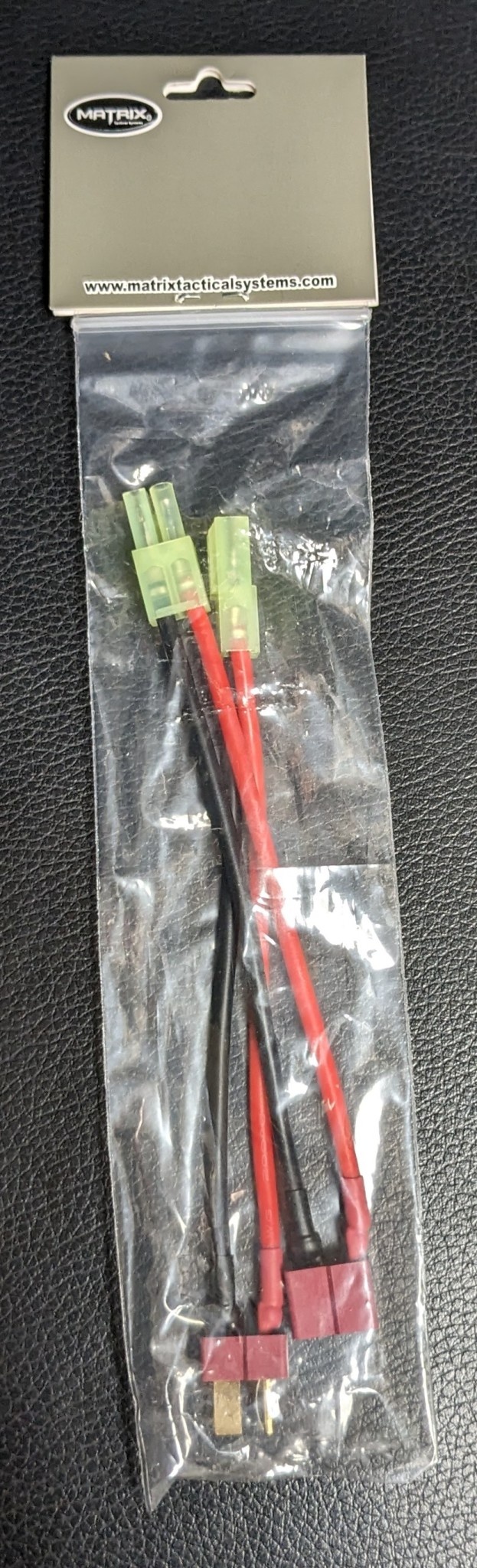 MATRIX Matrix Small Tamiya to Deans Plug Wiring Conversion Set (Type: Long)