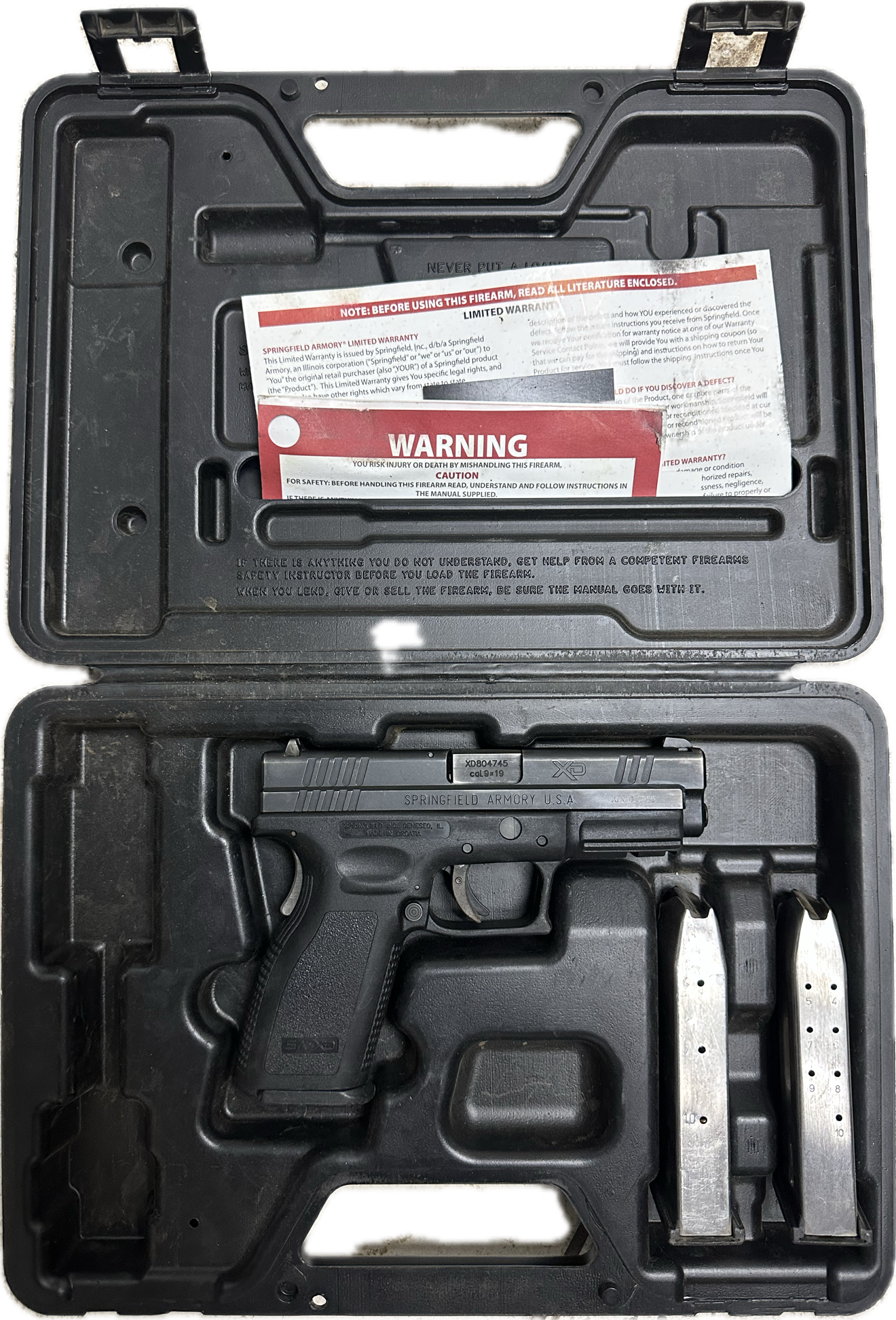 SPRINGFIELD USED SPRINGFIELD XD COMPACTS x2 10RD MAG -TRAINING WEAPONS
