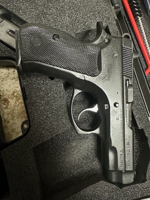 CZ USED LIKE NEW - CZ, 75 Compact, Double Action/Single Action, Semi-automatic, Metal Frame Pistol, Compact, 9MM, 3.7", Manual Safety, 10 Rounds,