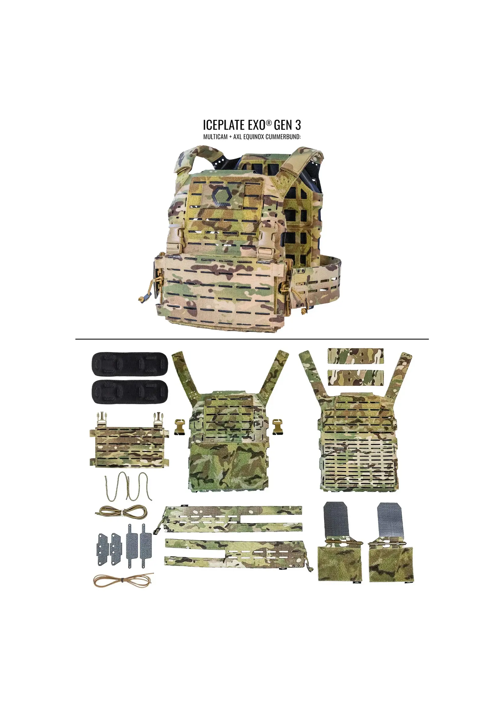 COMPLETE Qore IcePlate Gen3 - Mulitcam Agilite - Adaptive Firearms