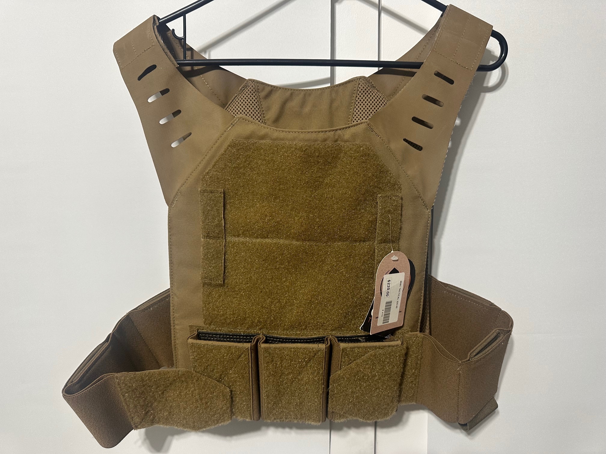 CHASE TACTICAL CHASE TACTICAL LOW VIZ VEST W/ CUMMERBUND,  3 mag pouch