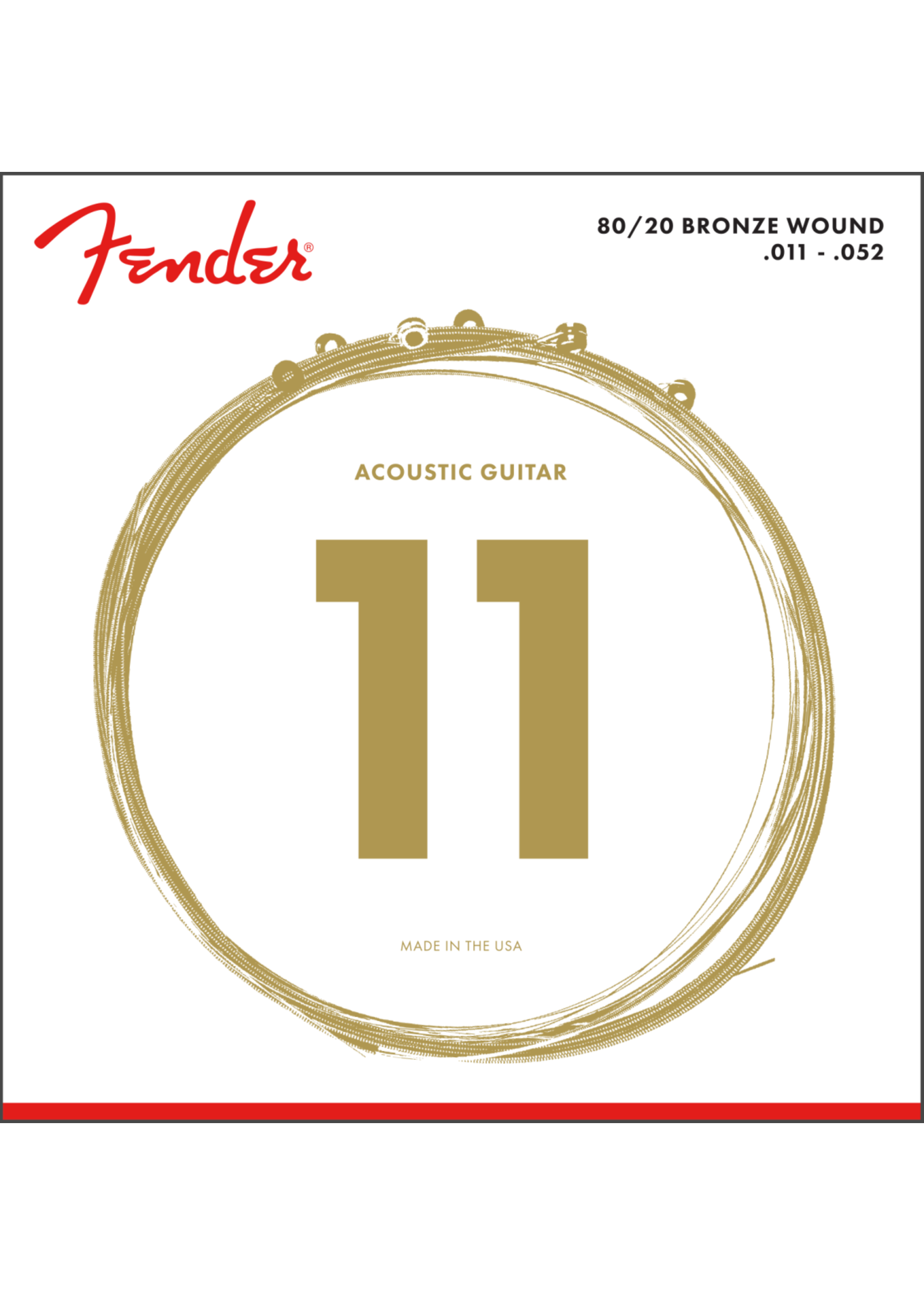 Fender Fender Strings Acoustic 80/20 Bronze
