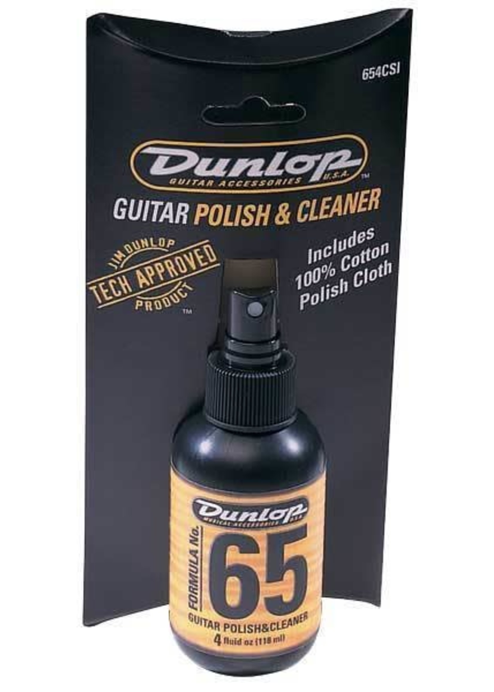 Dunlop Dunlop Polish & Cleaner with Cloth JD654C