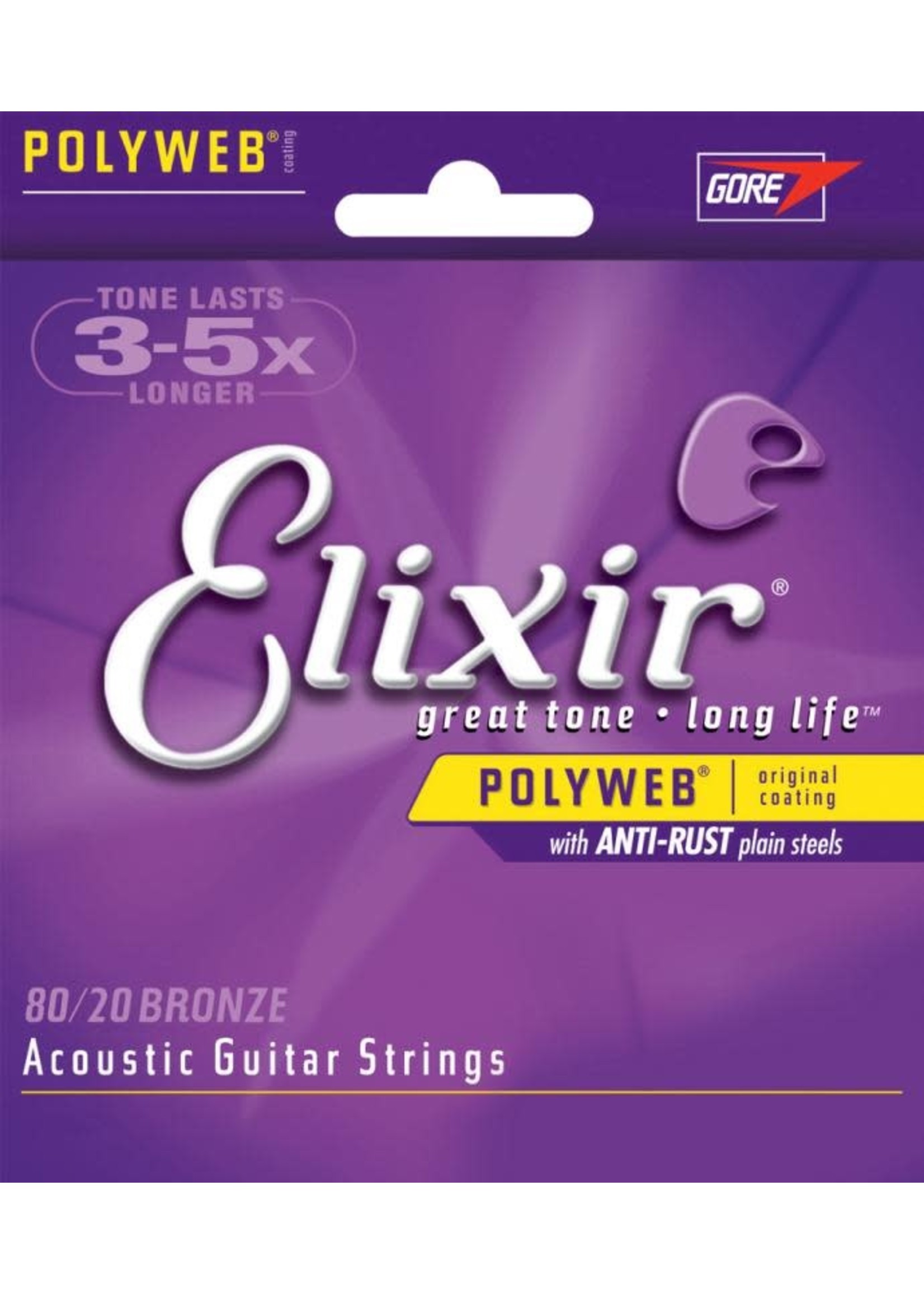 Elixir Elixir Strings Acoustic 80/20 Bronze Polyweb
