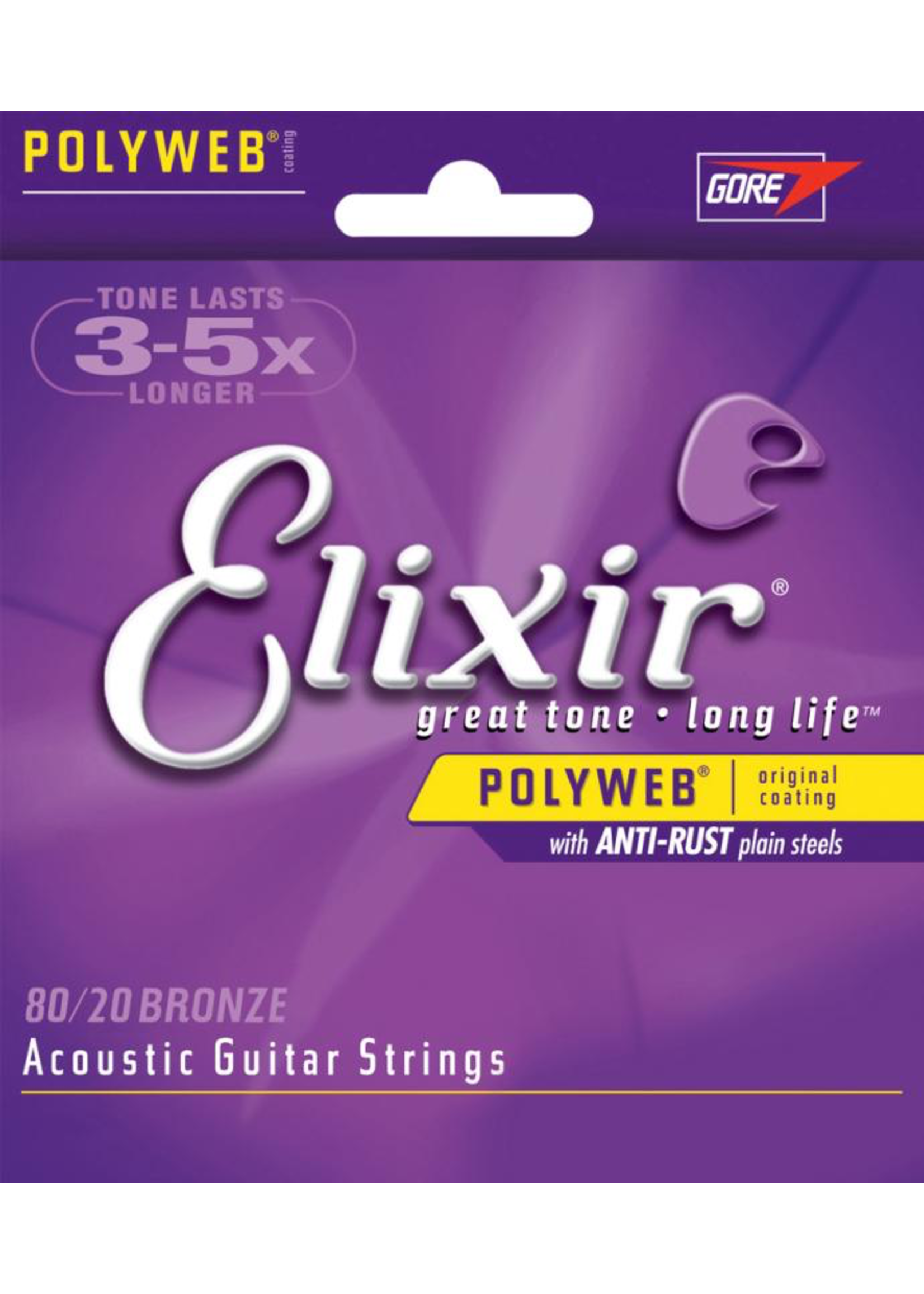 Elixir Elixir Strings Acoustic 80/20 Bronze Polyweb
