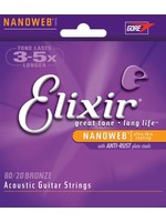 Elixir Elixir Strings Acoustic 80/20 Bronze Nanoweb