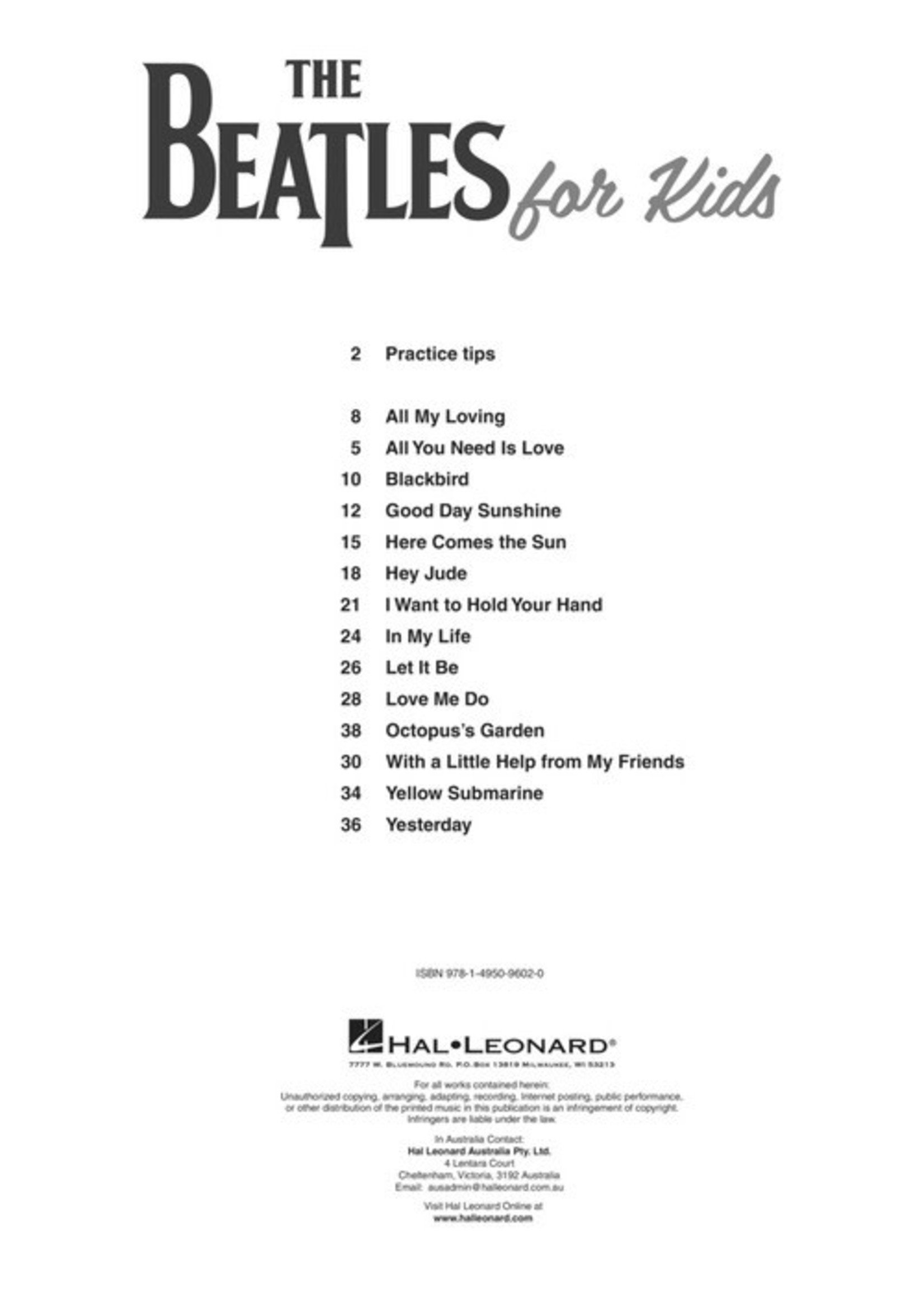 Hal Leonard The Beatles for Kids EP