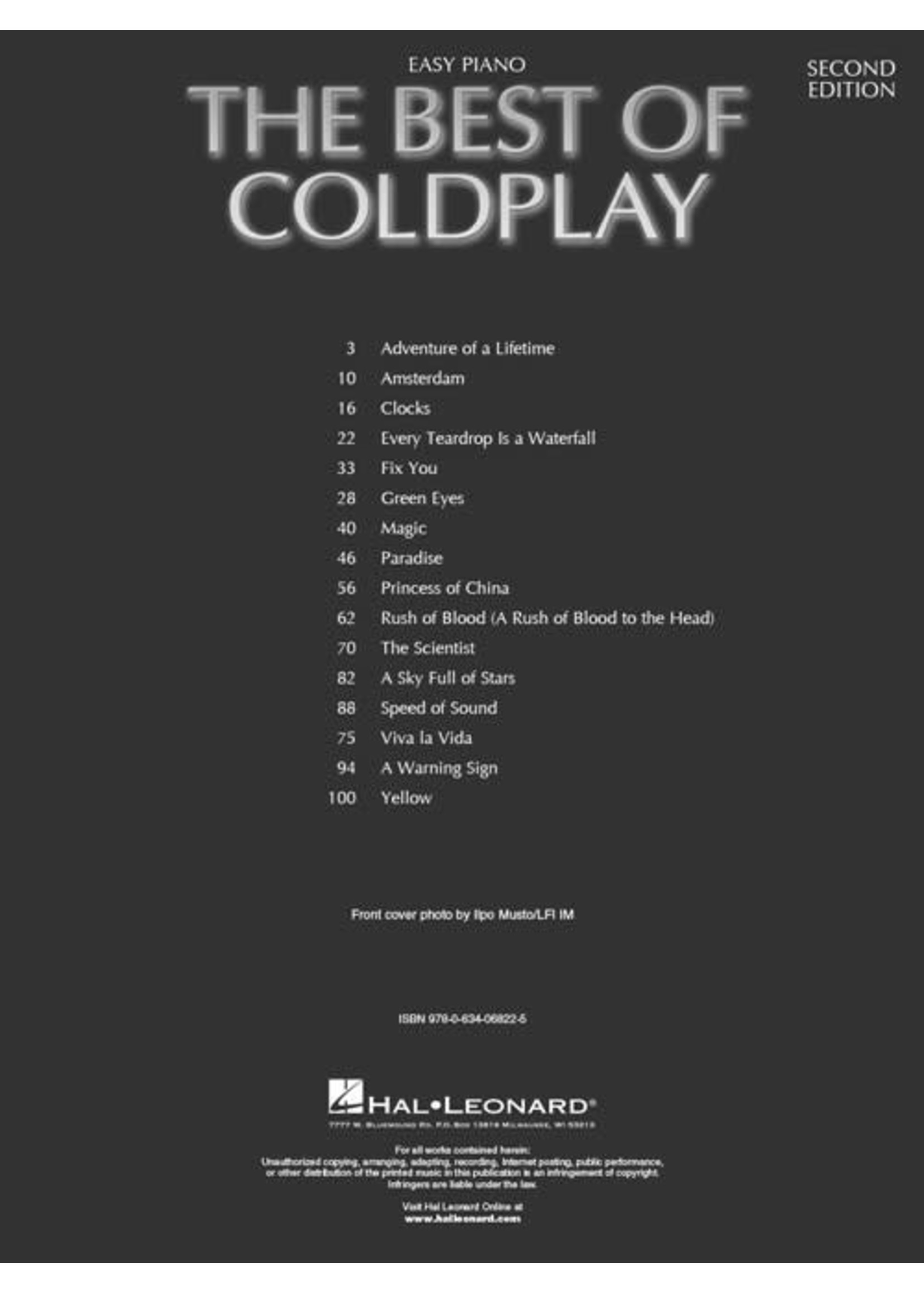 Hal Leonard The Best of Coldplay EP (2nd Edition)