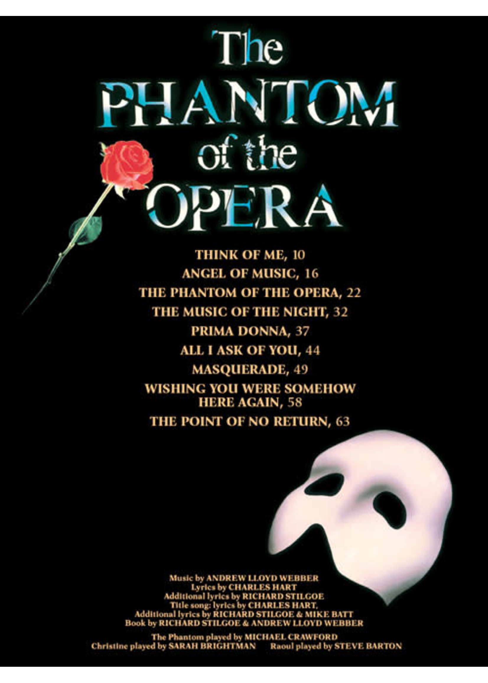 Hal Leonard Phantom of the Opera Piano/Vocal