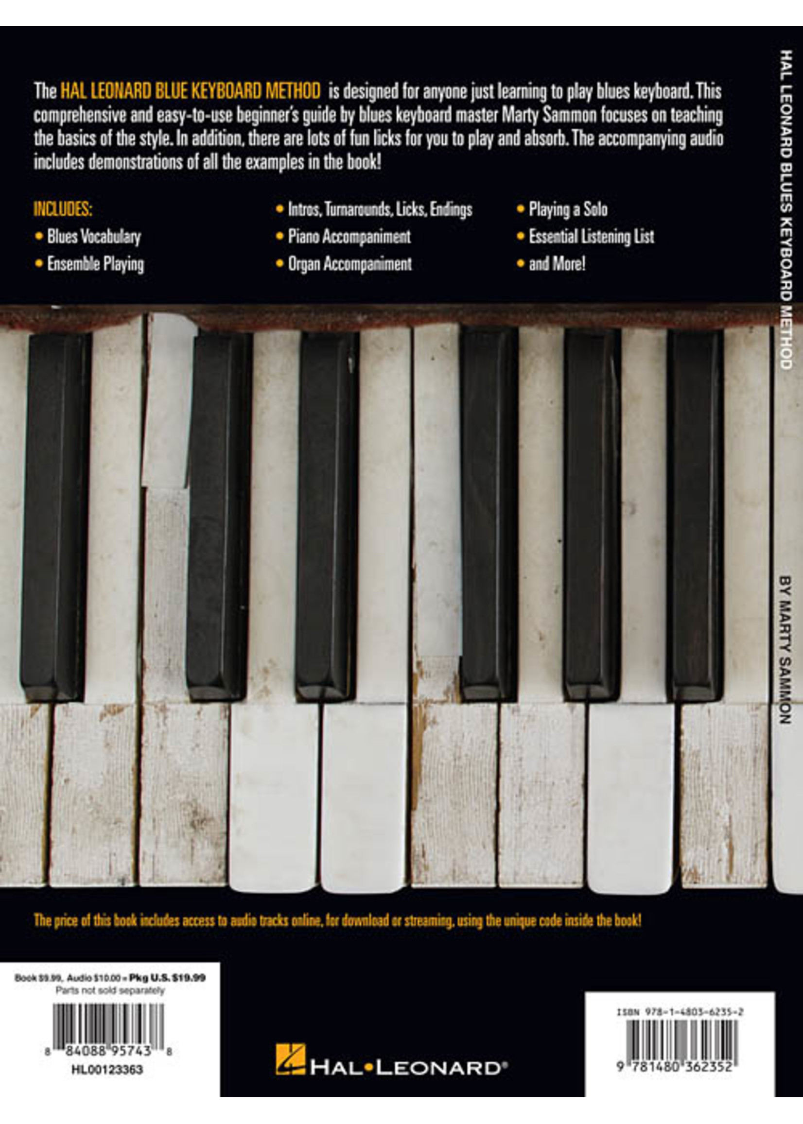 Hal Leonard Hal Leonard Blues Keyboard Method with Audio