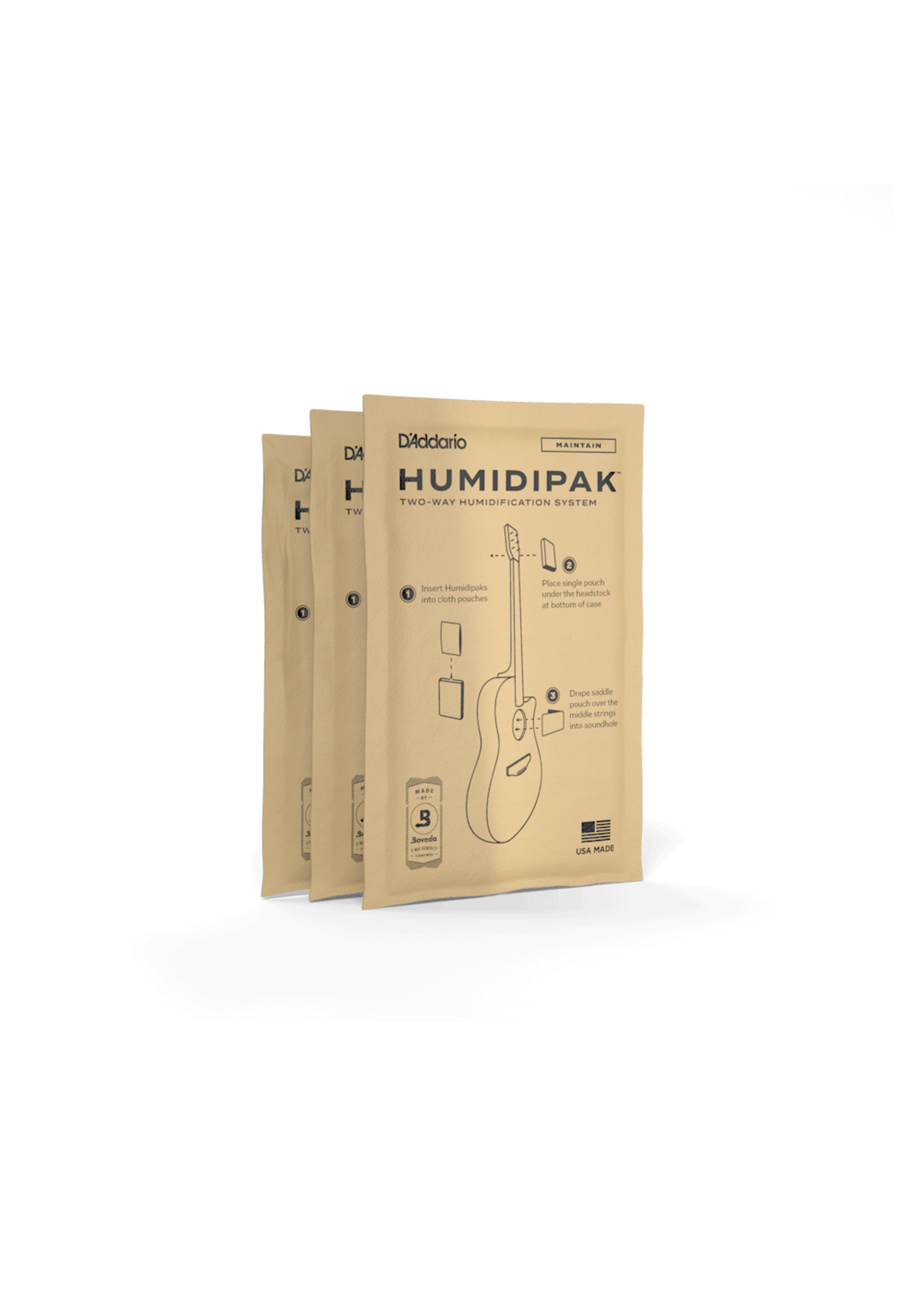 Planet Waves Planet Waves Humidipak Replacement 3 Pack