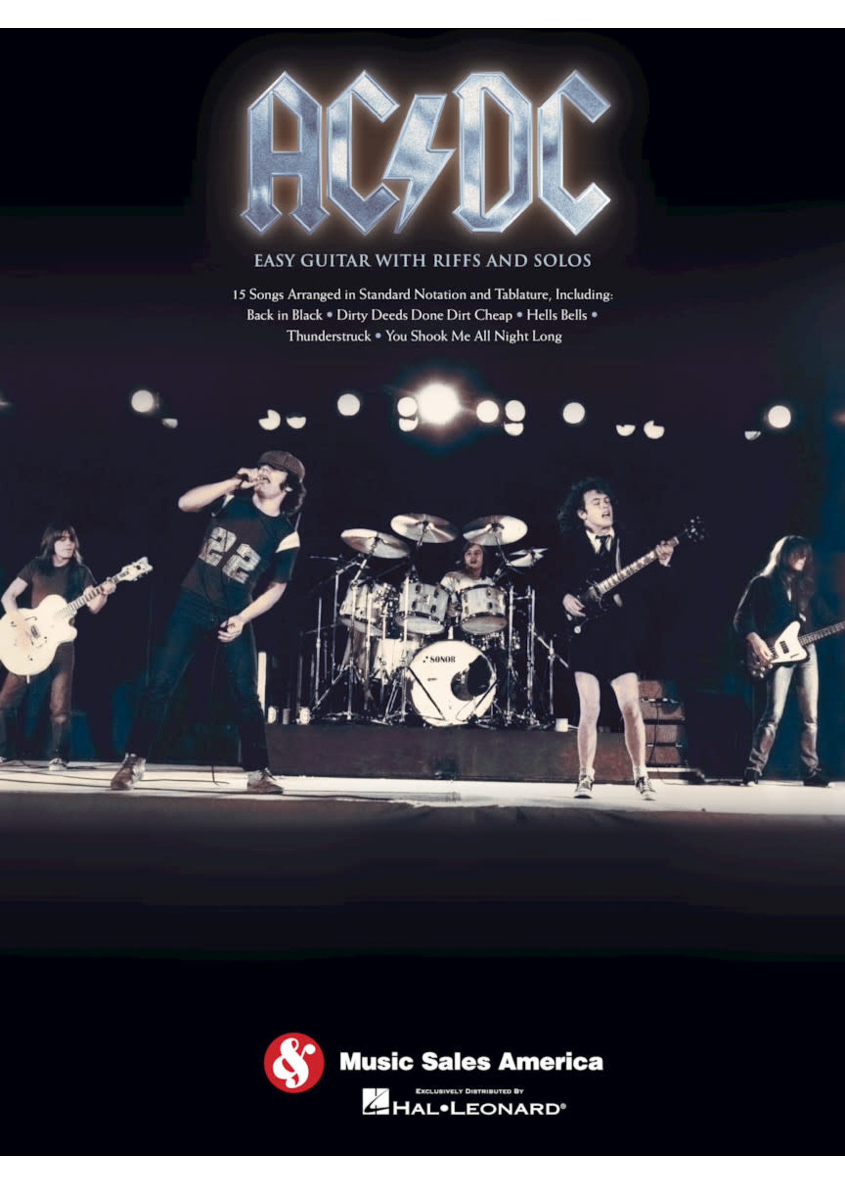 Hal Leonard AC/DC Easy Guitar with Riffs and Solos