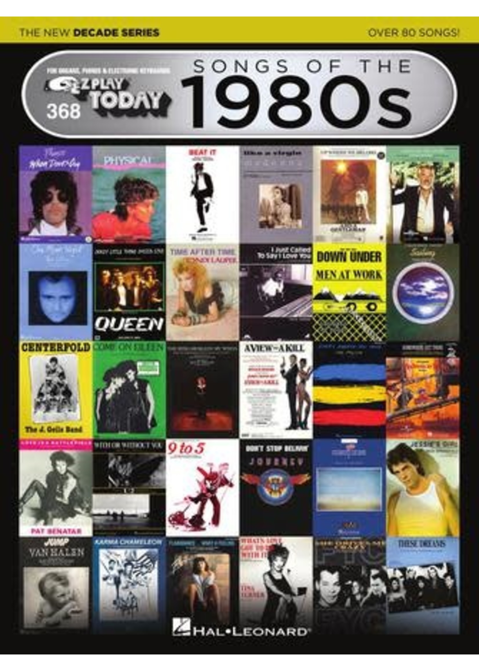 Hal Leonard EZ Play 368 - Songs of the 1980s