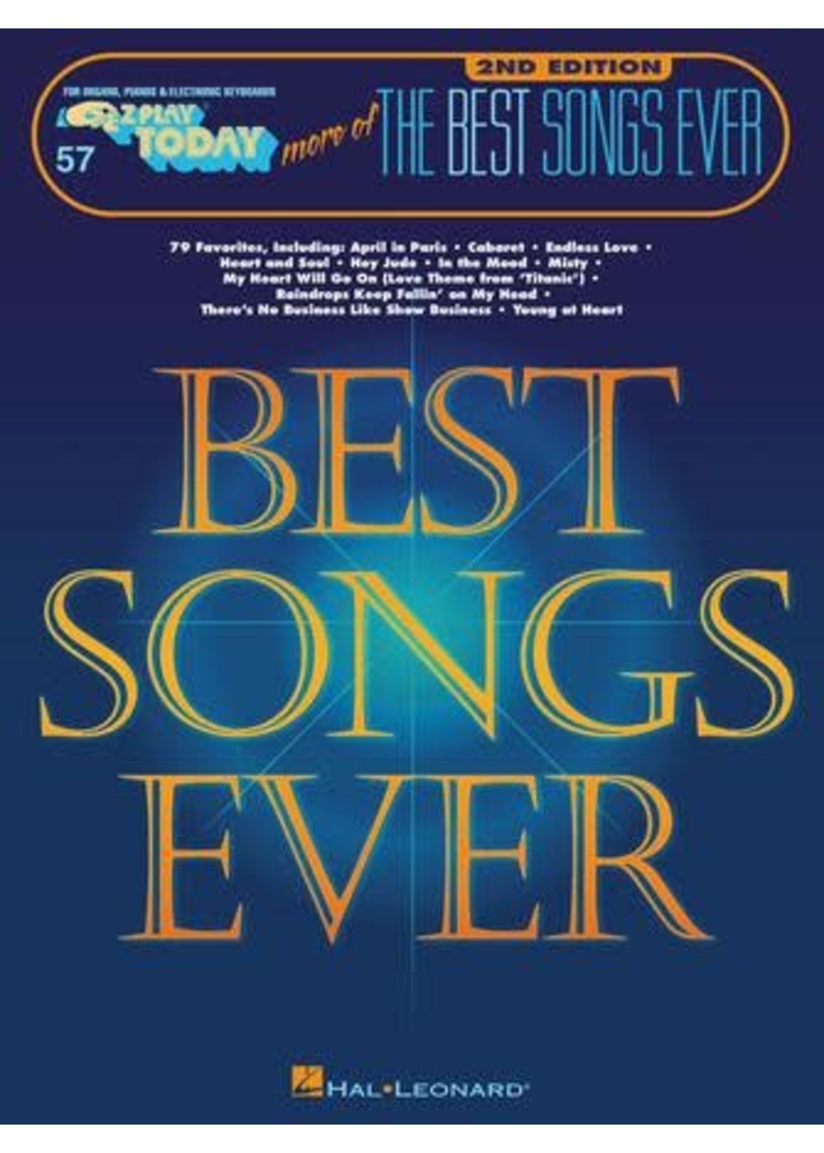 Hal Leonard EZ Play 57 - More Of The Best Songs Ever 2nd Edition