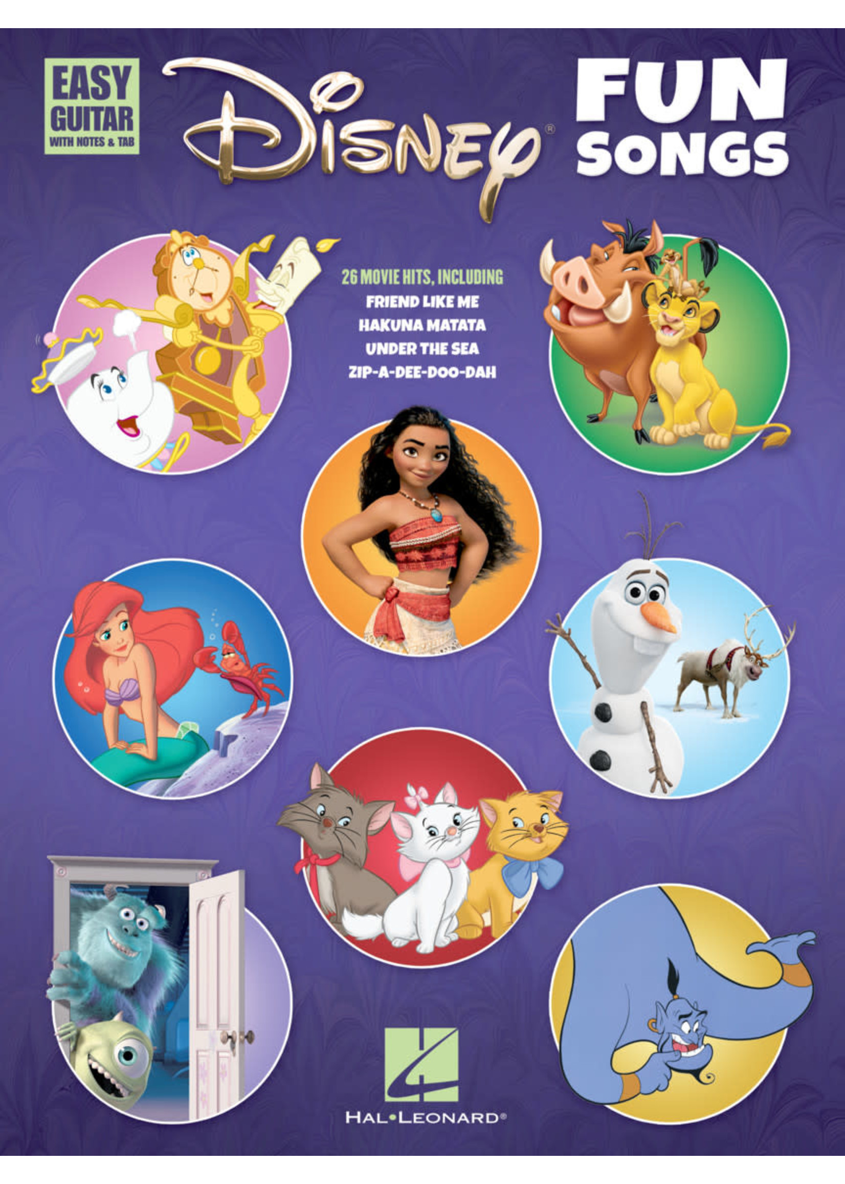 Hal Leonard Disney Fun Songs for Easy Guitar