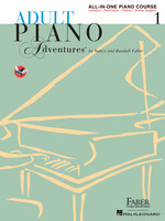 Hal Leonard Faber Piano Adult All-in-One Piano Course Book 1