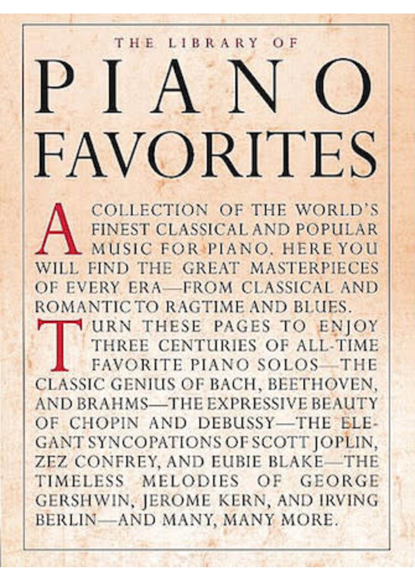 Hal Leonard Library of Piano Favorites