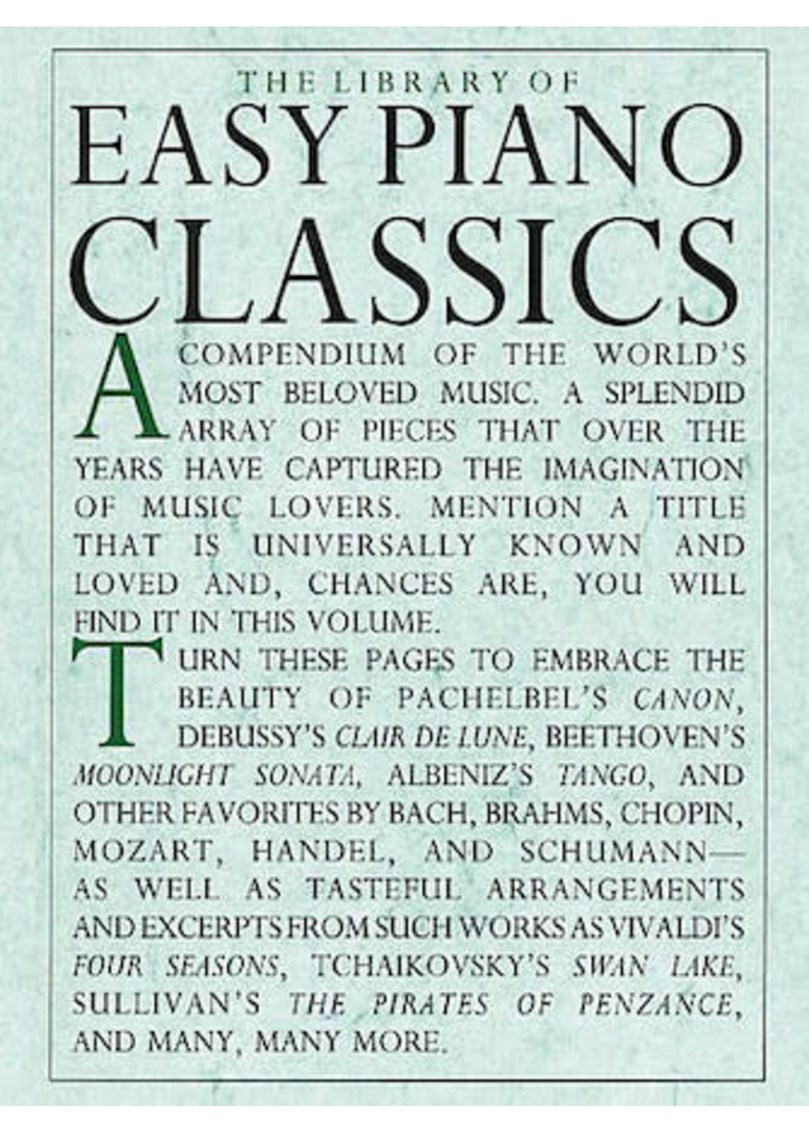Hal Leonard Library of Easy Piano Classics