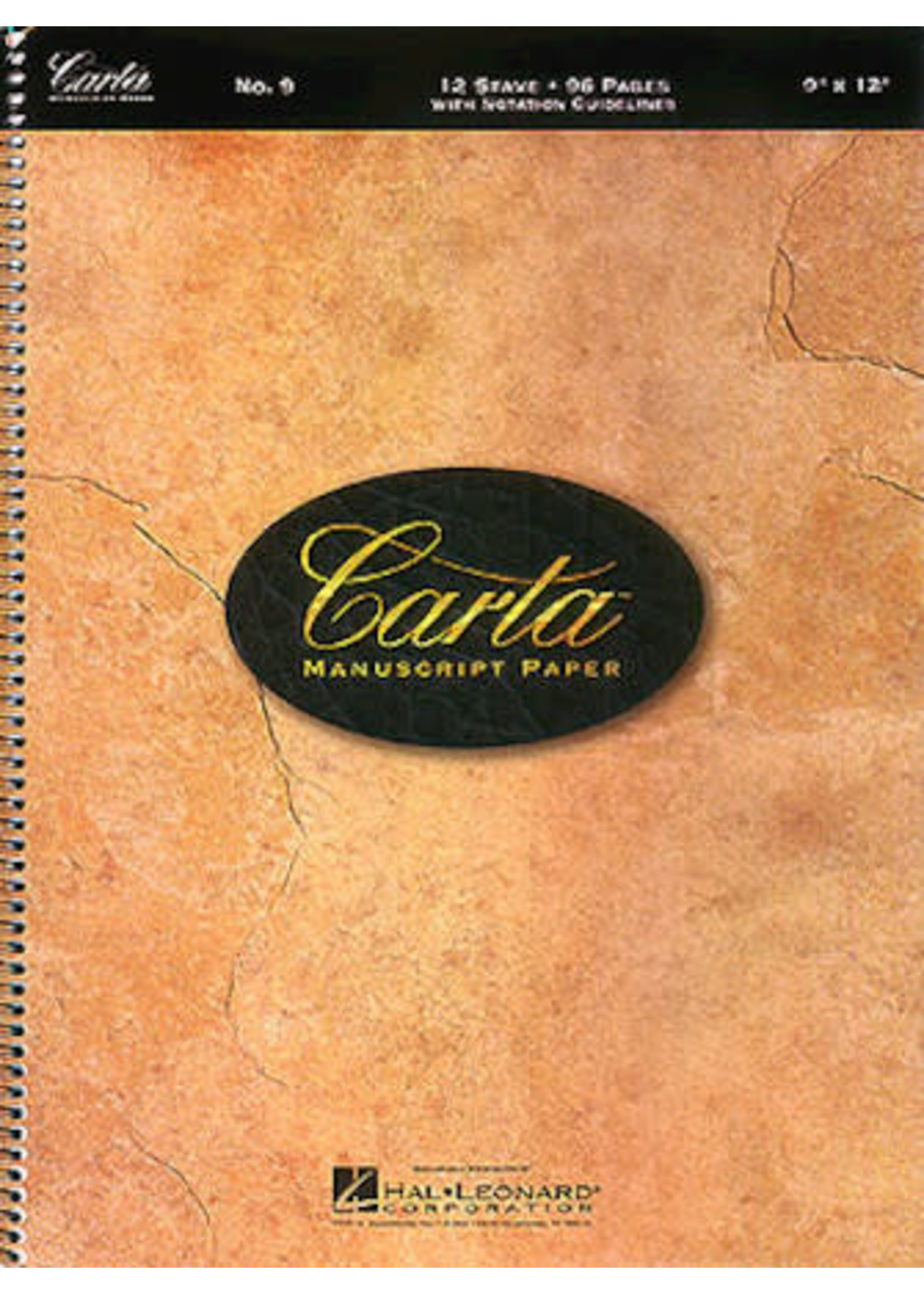 Hal Leonard Carta Manuscript Paper No. 9
