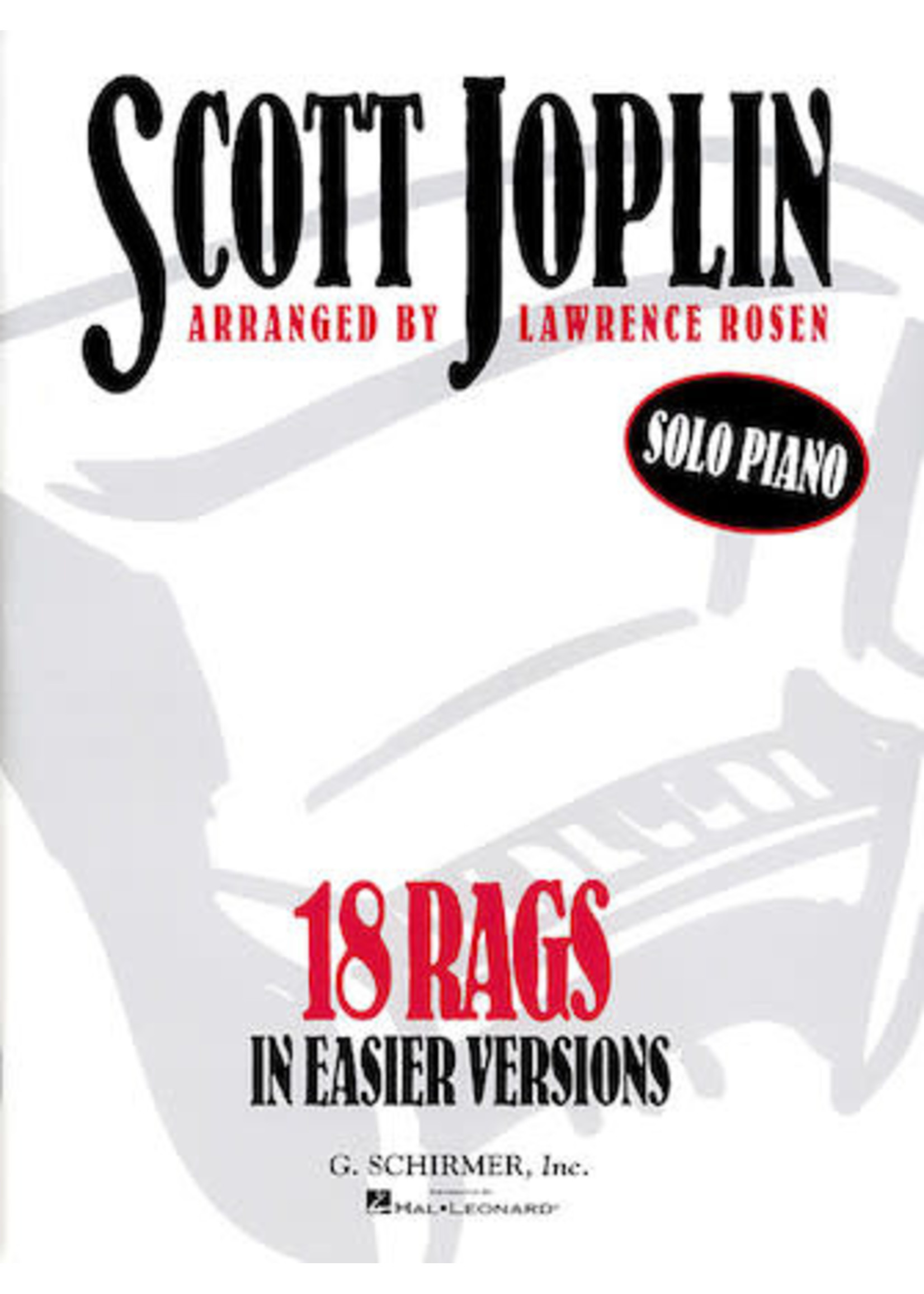 Hal Leonard Scott Joplin 18 Rags in Easier Versions