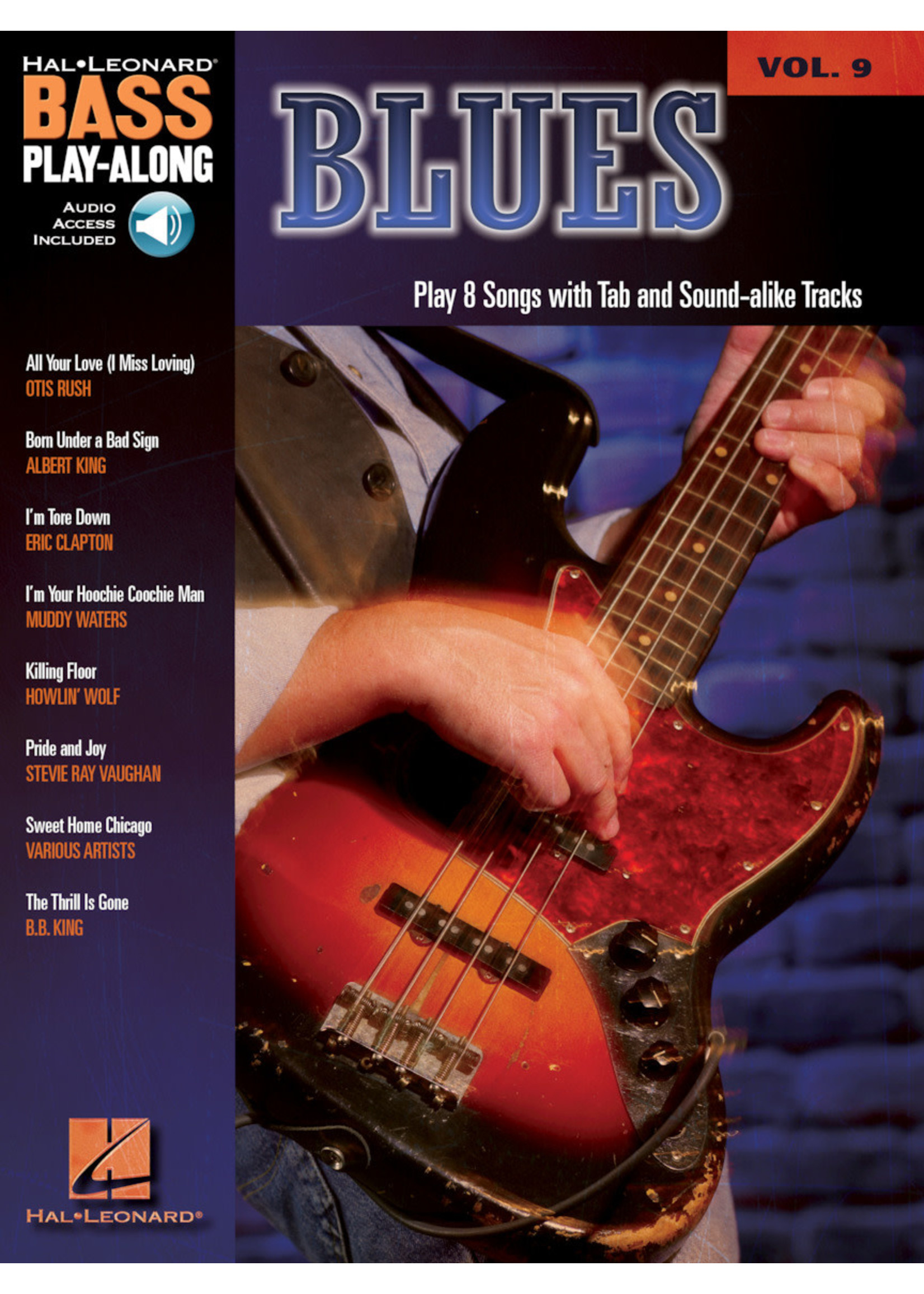 Hal Leonard Blues Bass Play-Along Vol. 9