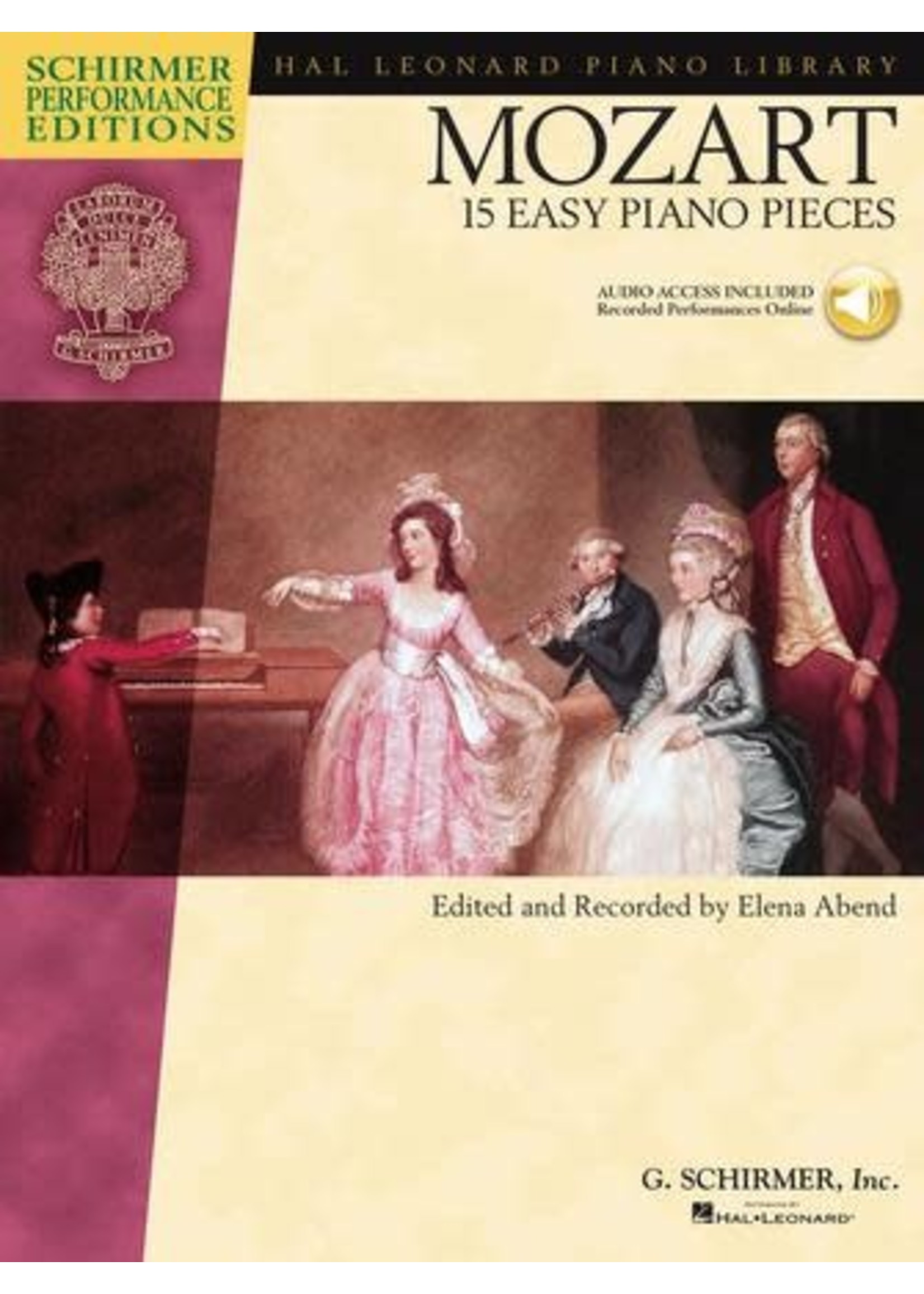 Hal Leonard Mozart 15 Easy Piano Pieces