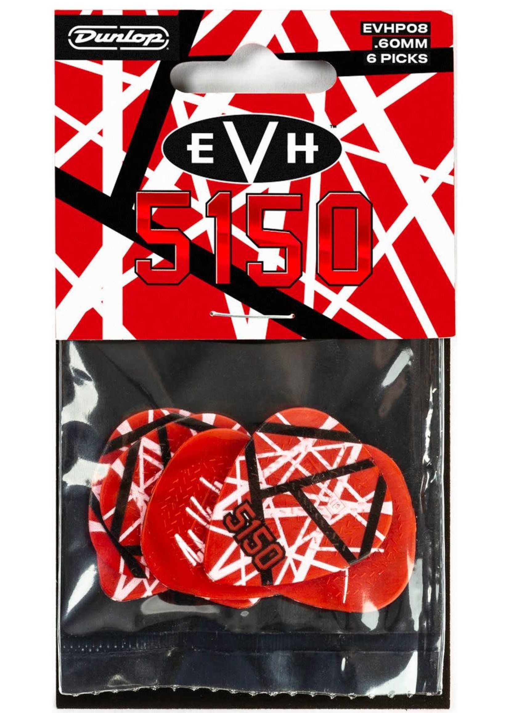 Dunlop Dunlop EVH Guitar Picks 6-pack 5150 Max Grip