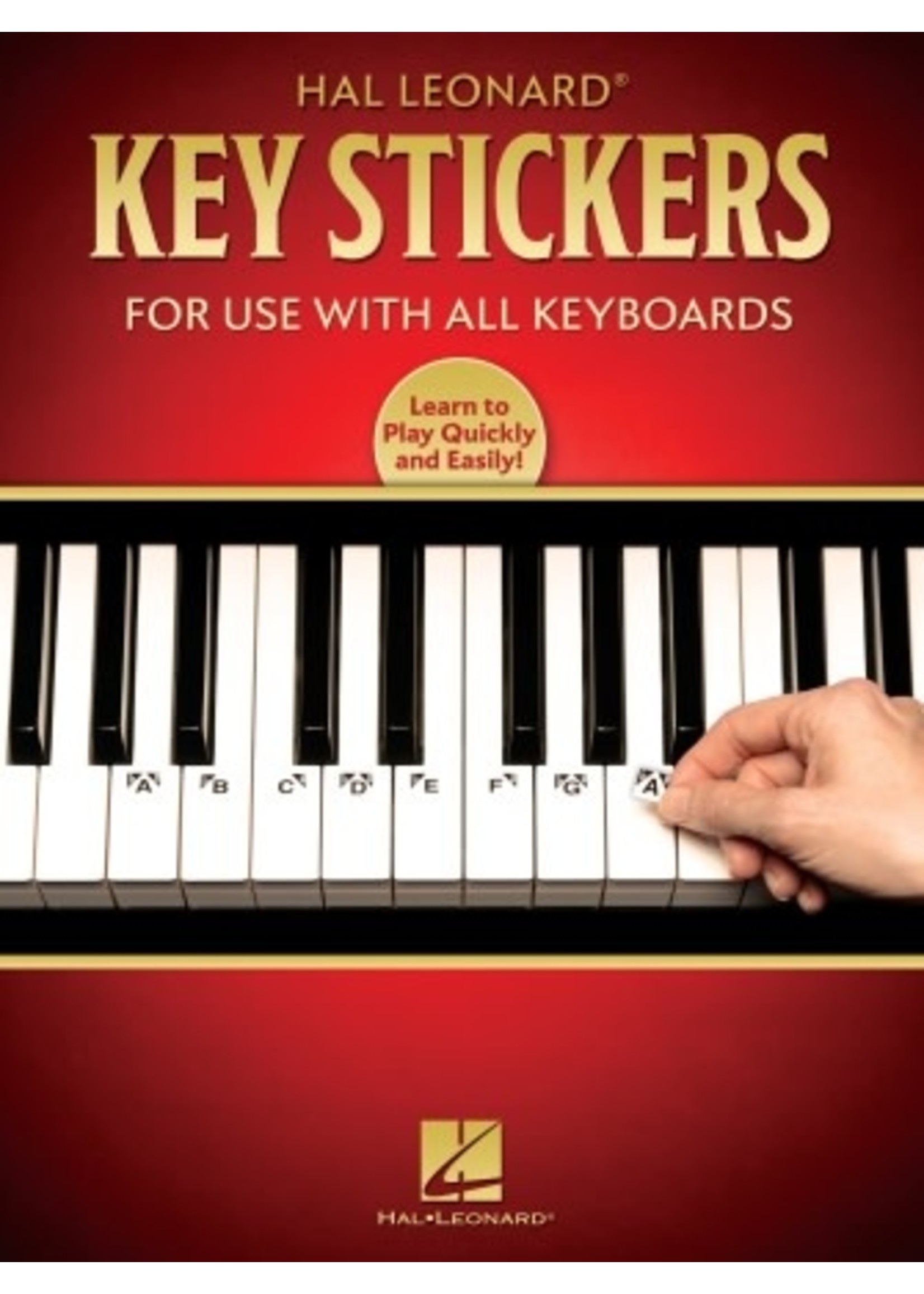 Hal Leonard Key Stickers Piano