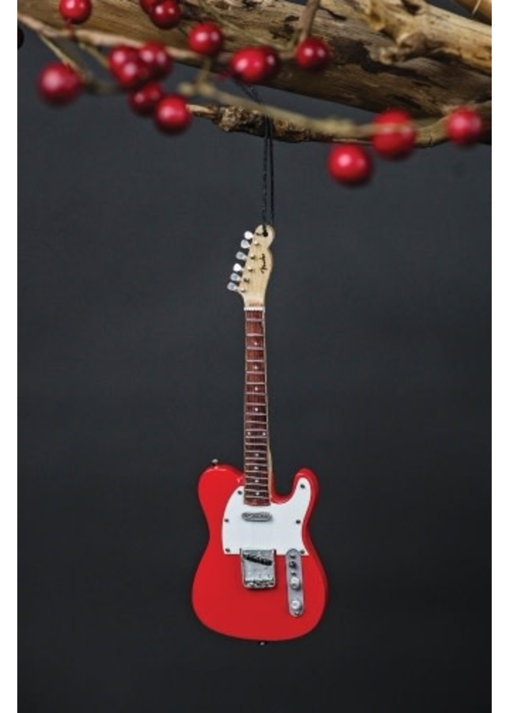 Axe Heaven Fender Holiday Ornament 50s Red Telecaster