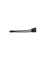 Planet Waves Planet Waves Adaptor 1/8 Inch Male Stereo to Dual 1/8 Inch Female Stereo